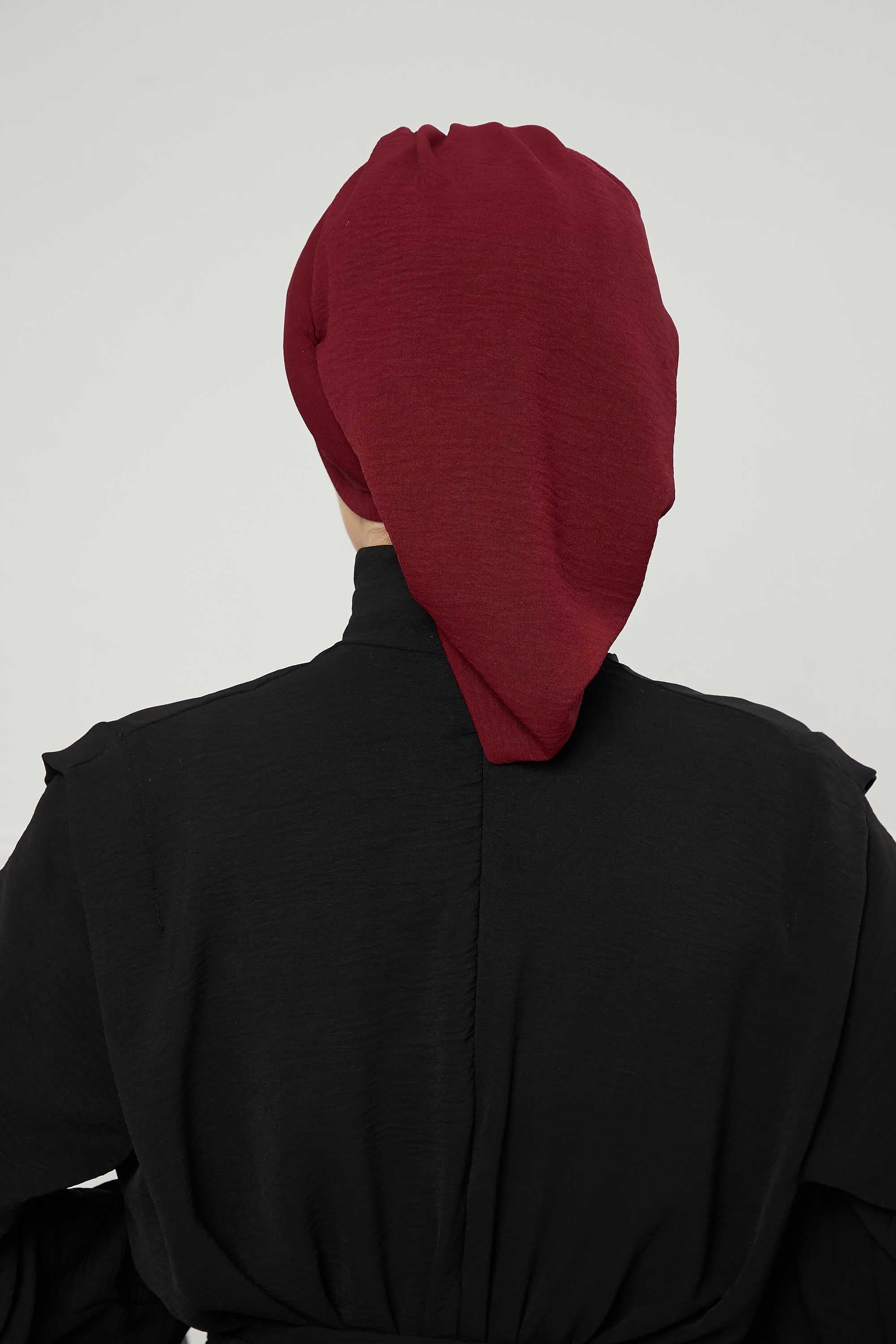 Pileli Tasarım Hazır Türban,HT-108A