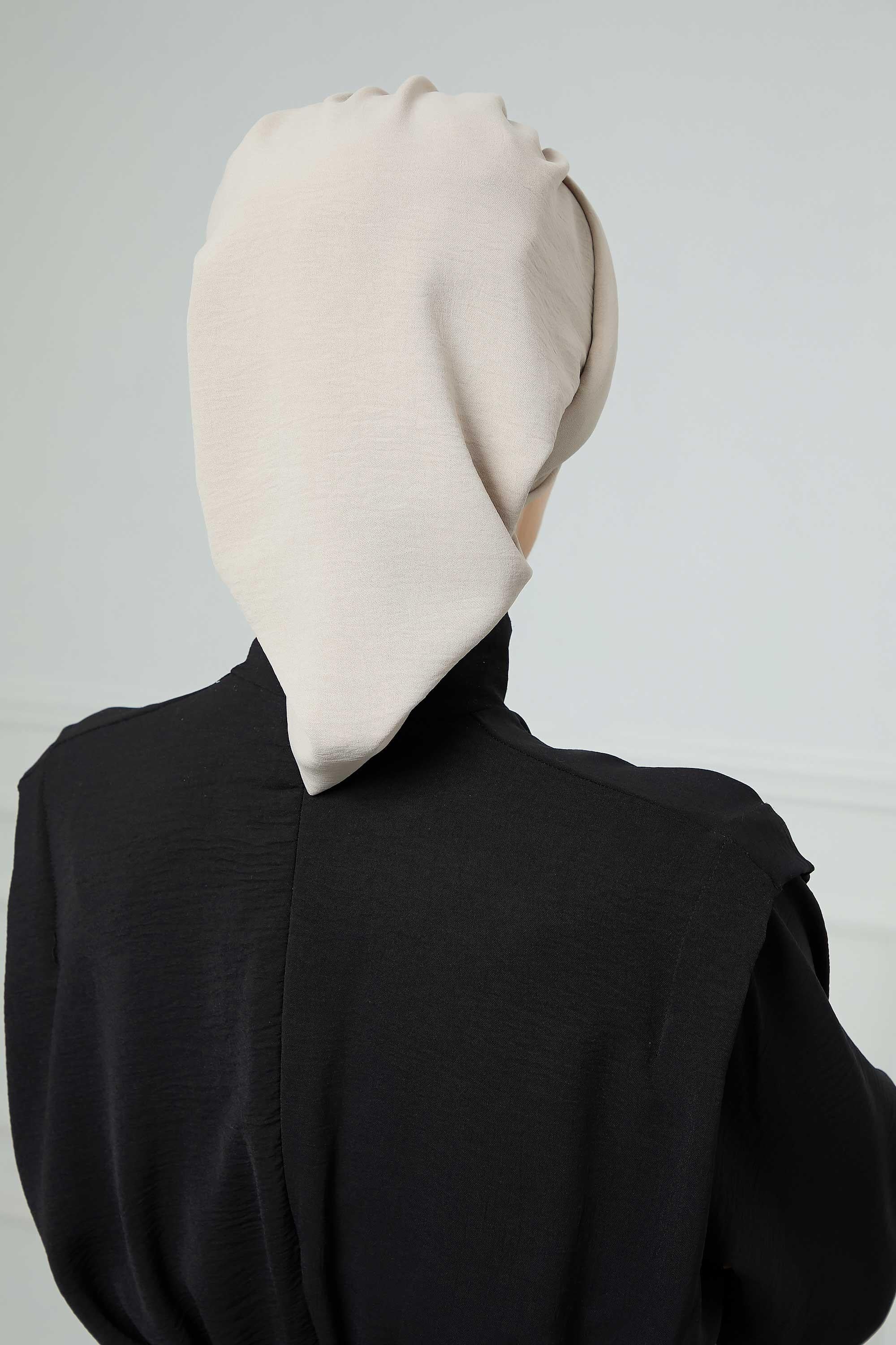 Pileli Tasarım Hazır Türban,HT-108A