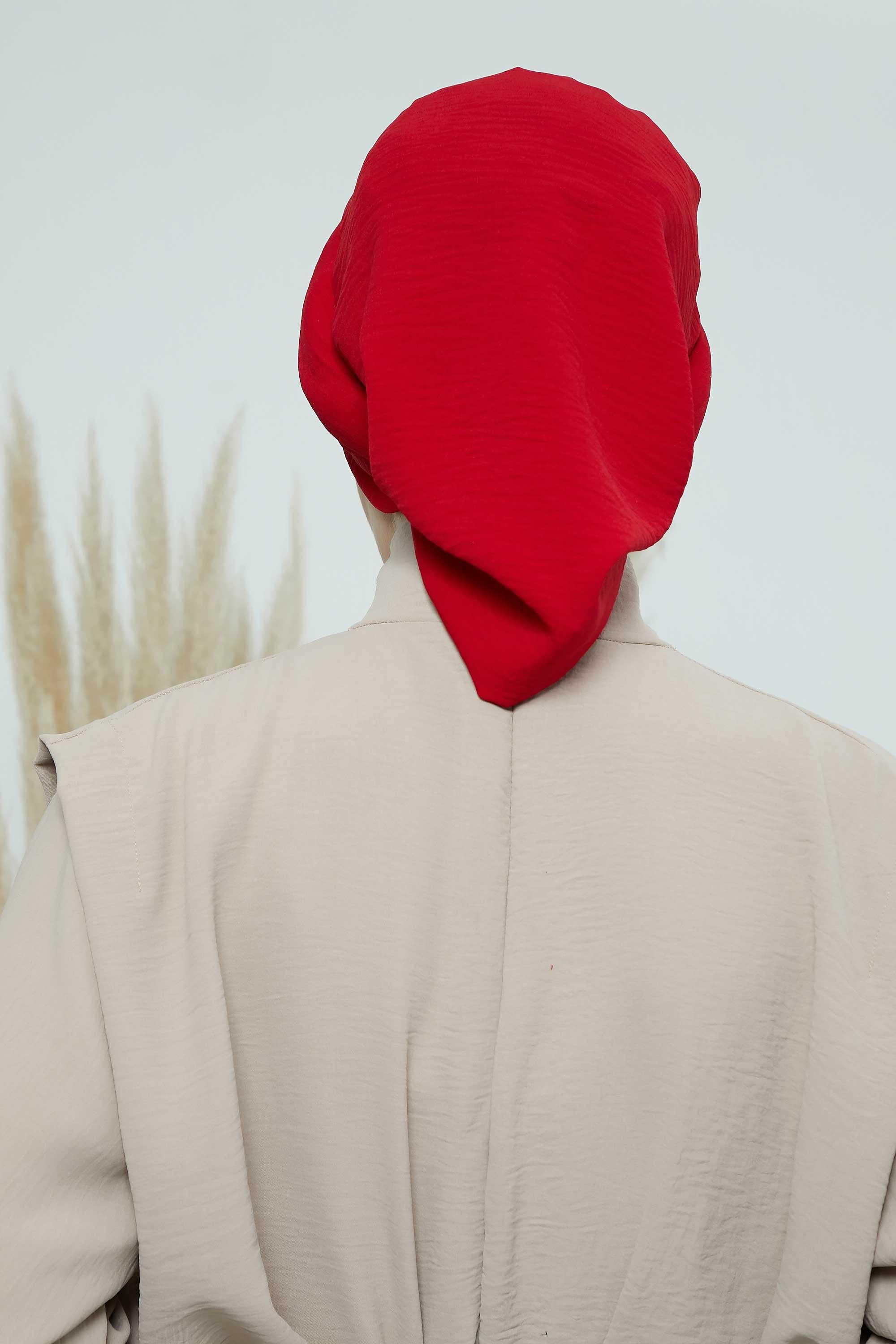 Pileli Tasarım Hazır Türban,HT-108A