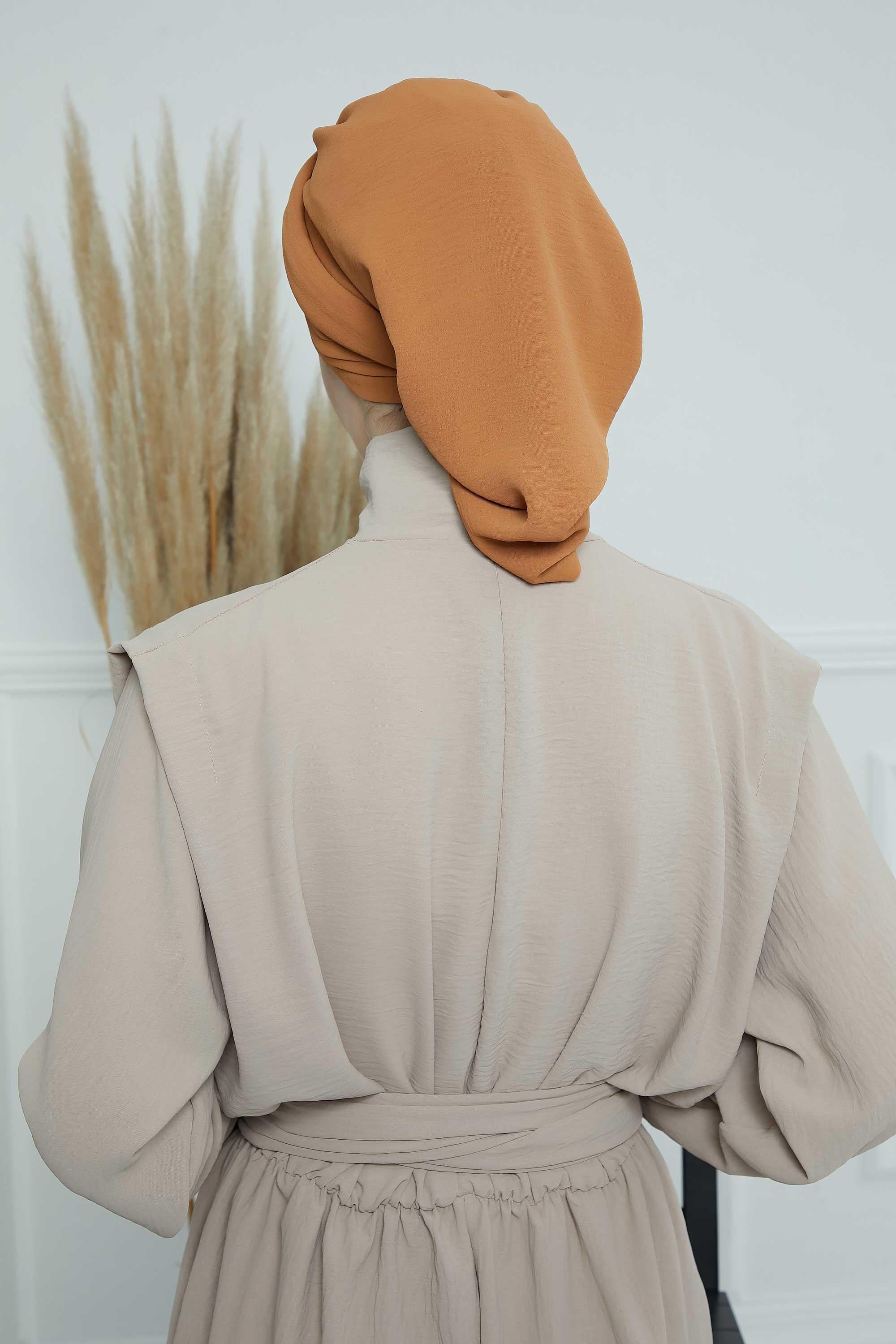 Pileli Tasarım Hazır Türban,HT-108A