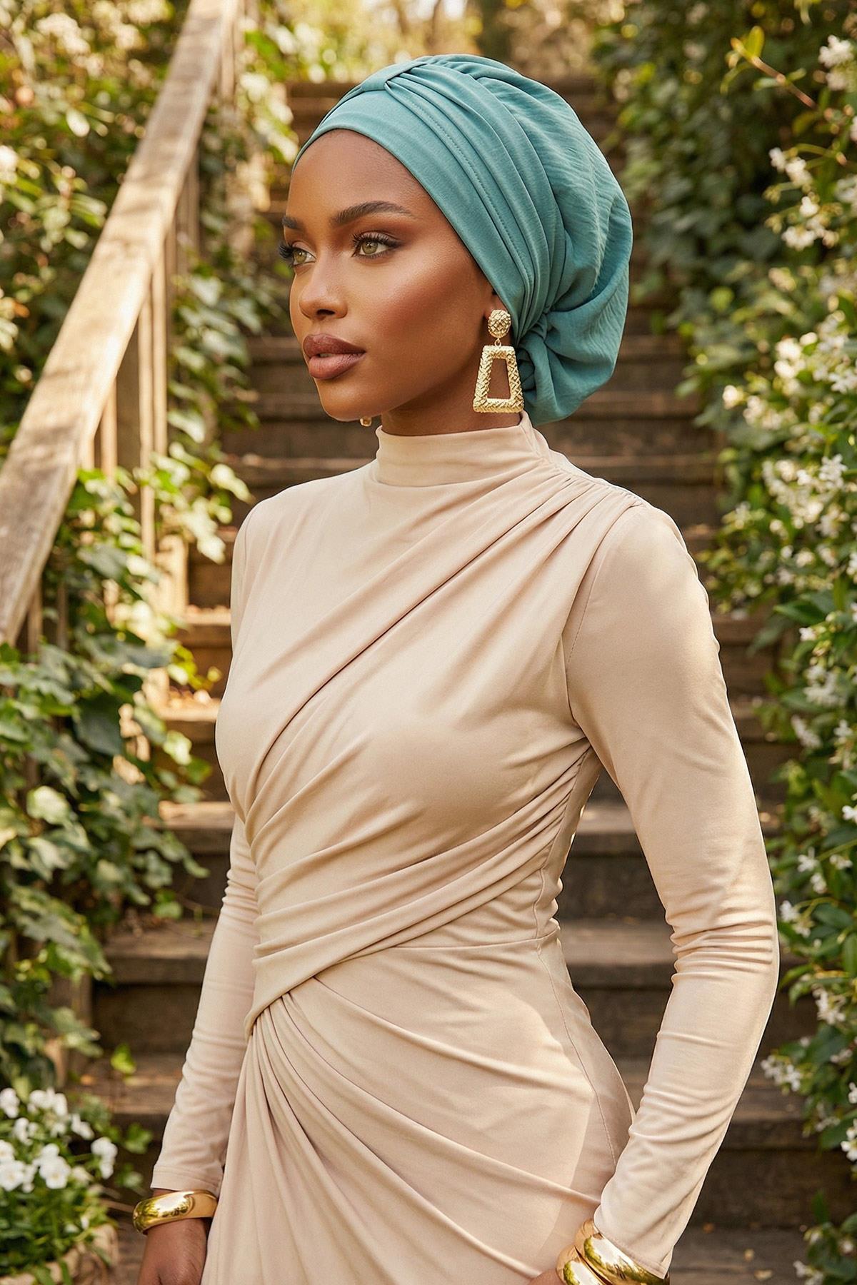 Pratik Kullanışlı Hazır Türban,HT-90