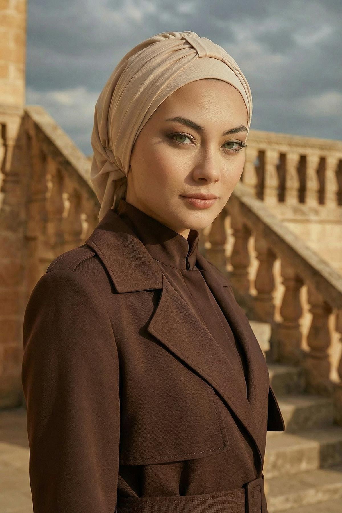 Pratik Kullanışlı Hazır Türban,HT-90