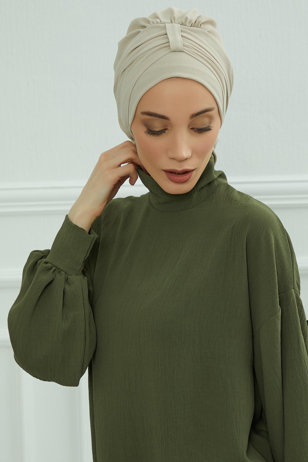 Pratik Kullanışlı Hazır Türban,HT-90