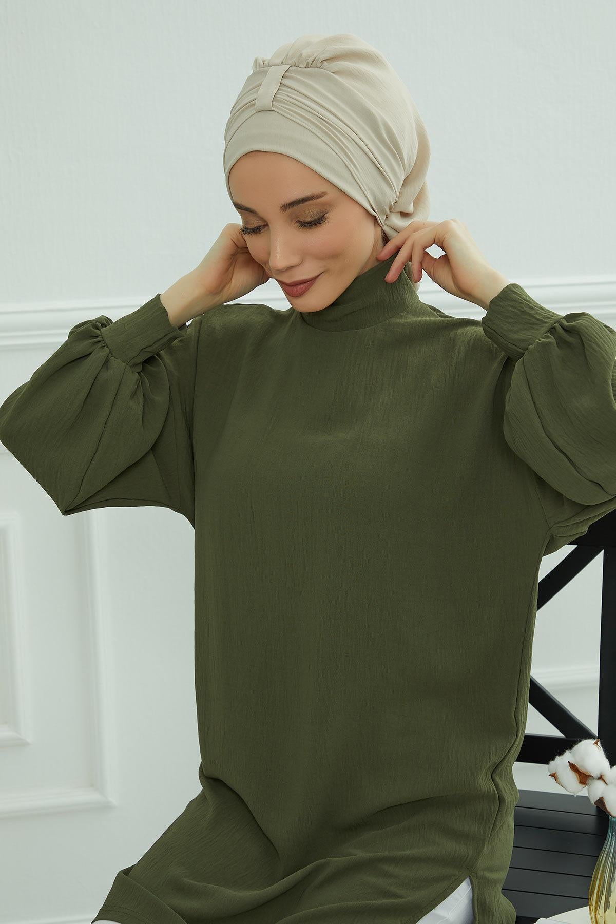 Pratik Kullanışlı Hazır Türban,HT-90