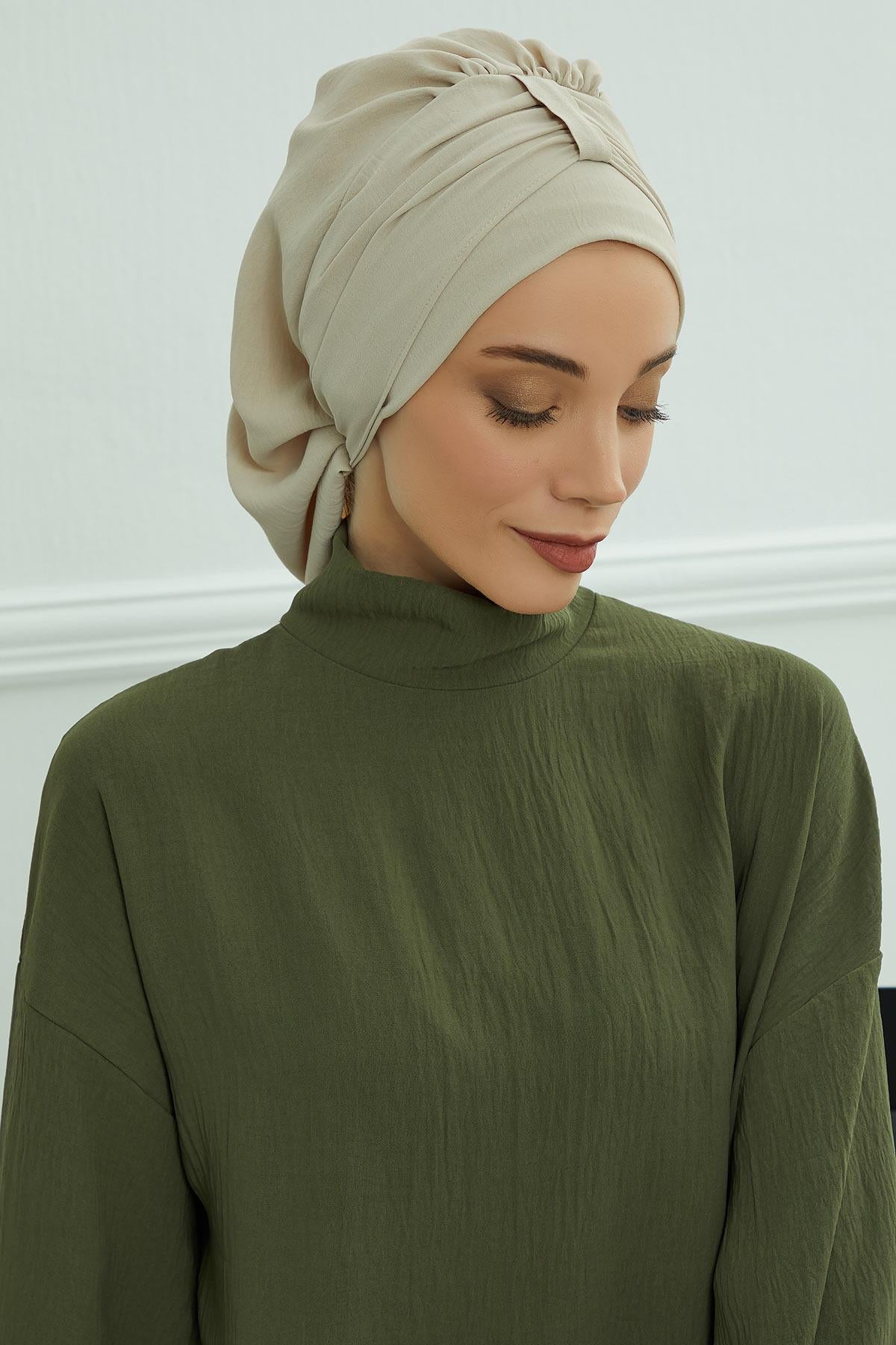 Pratik Kullanışlı Hazır Türban,HT-90