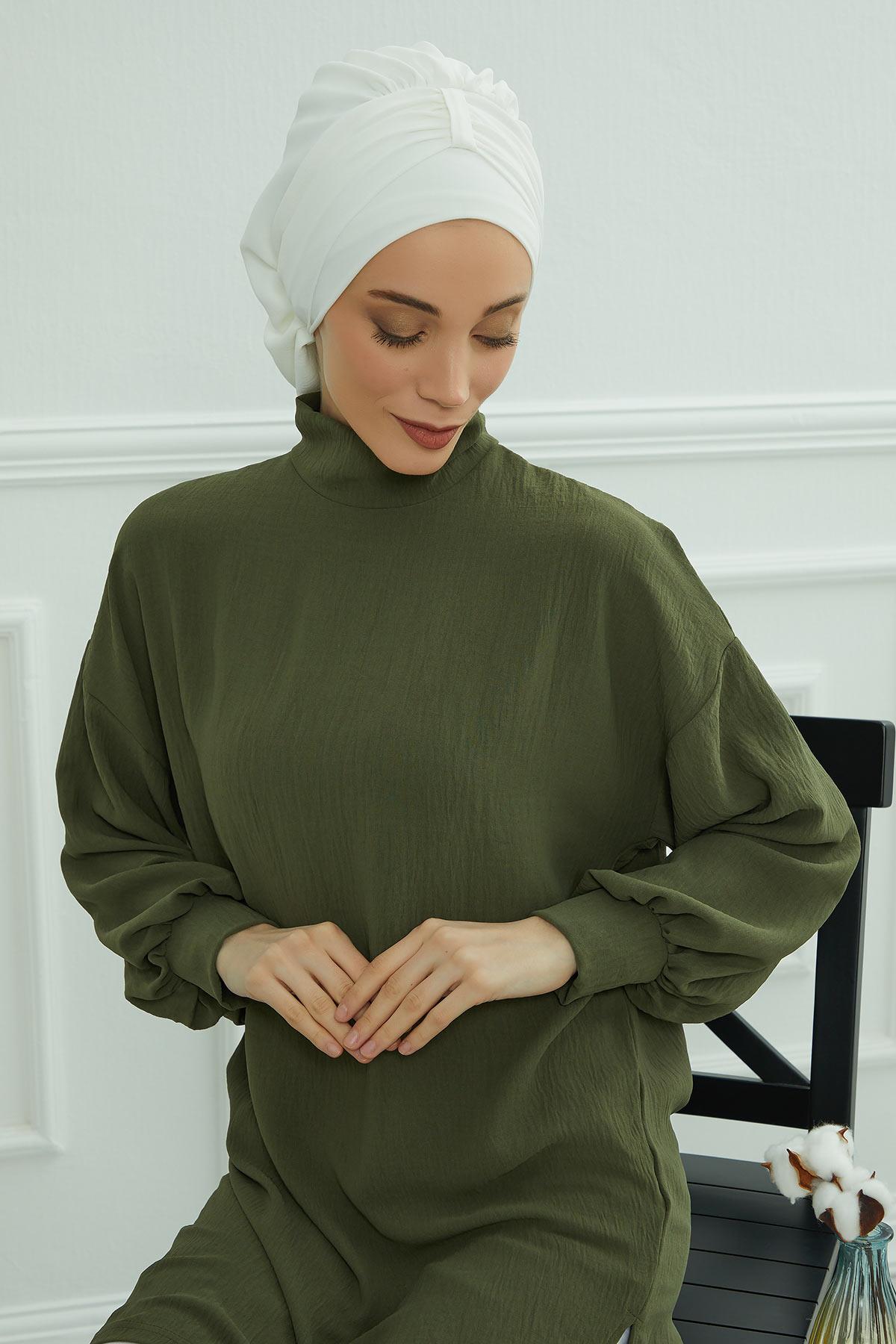 Pratik Kullanışlı Hazır Türban,HT-90