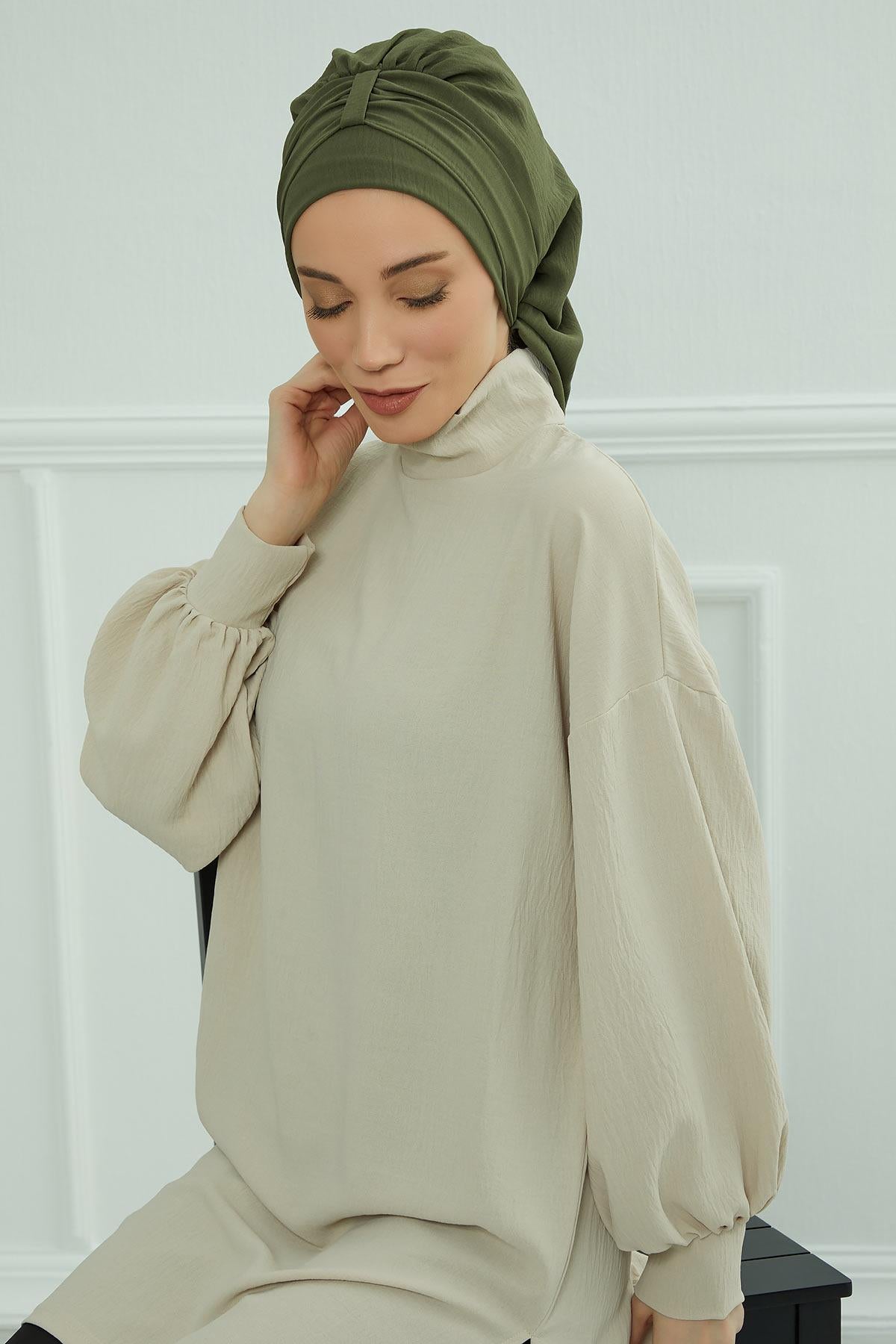 Pratik Kullanışlı Hazır Türban,HT-90