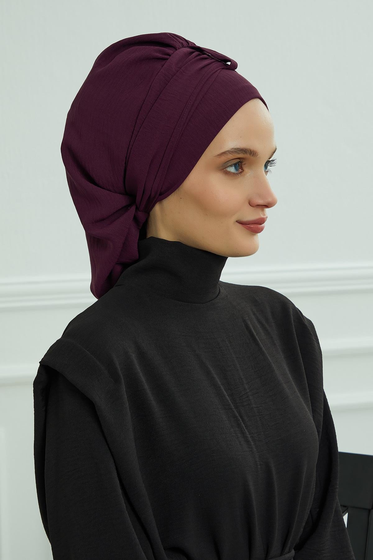 Pratik Kullanışlı Hazır Türban,HT-90