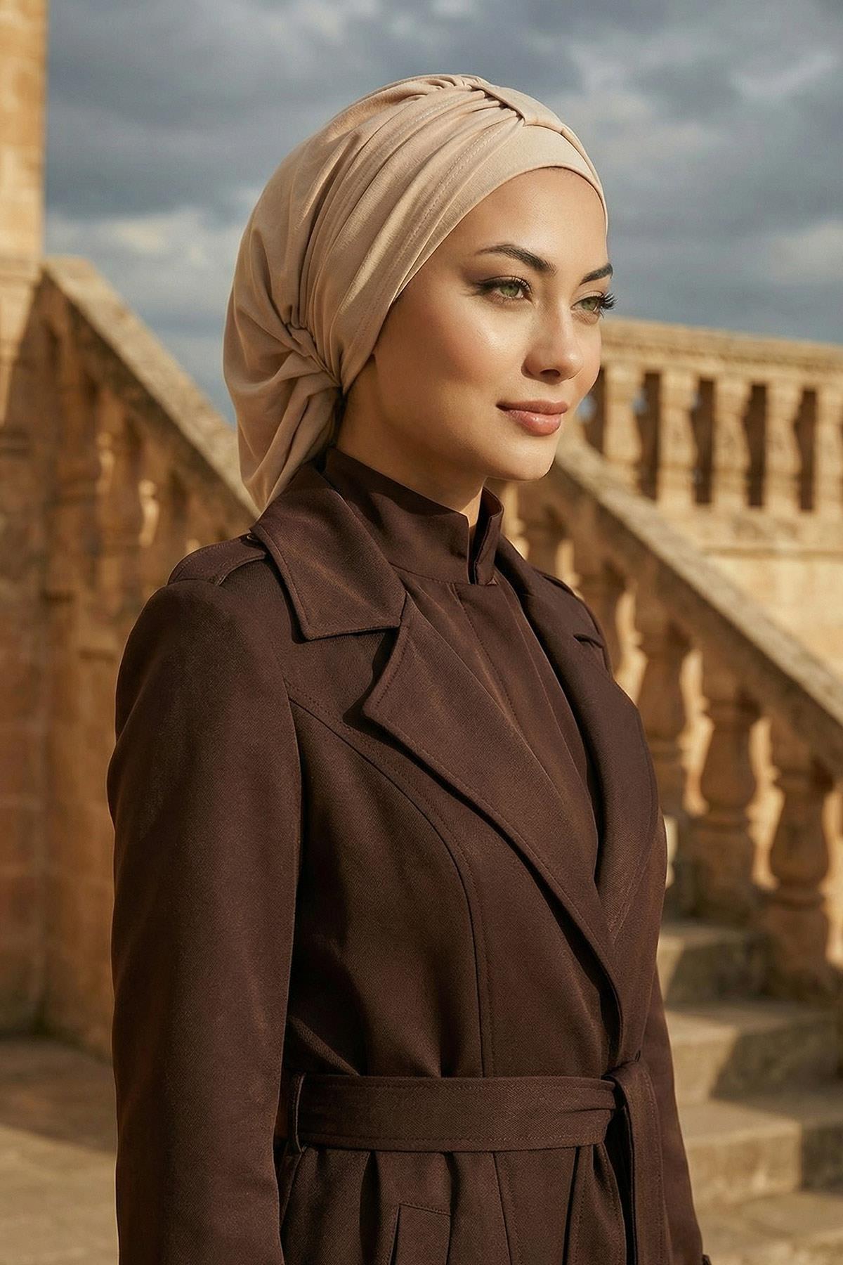 Pratik Kullanışlı Hazır Türban,HT-90