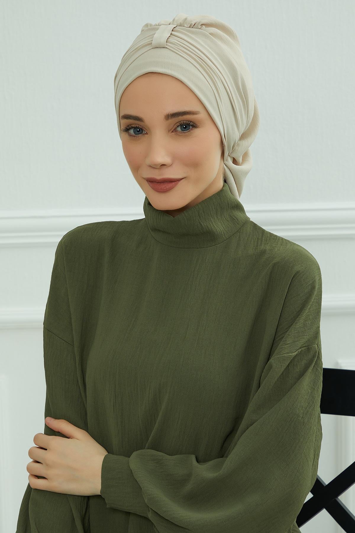 Pratik Kullanışlı Hazır Türban,HT-90