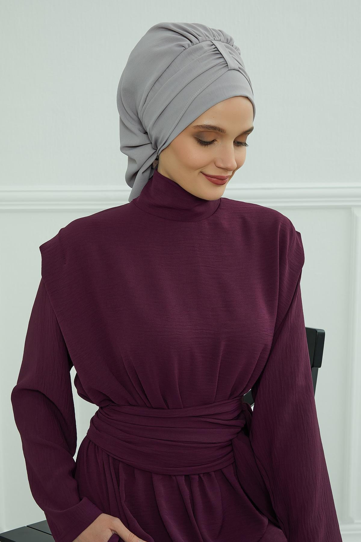 Pratik Kullanışlı Hazır Türban,HT-90
