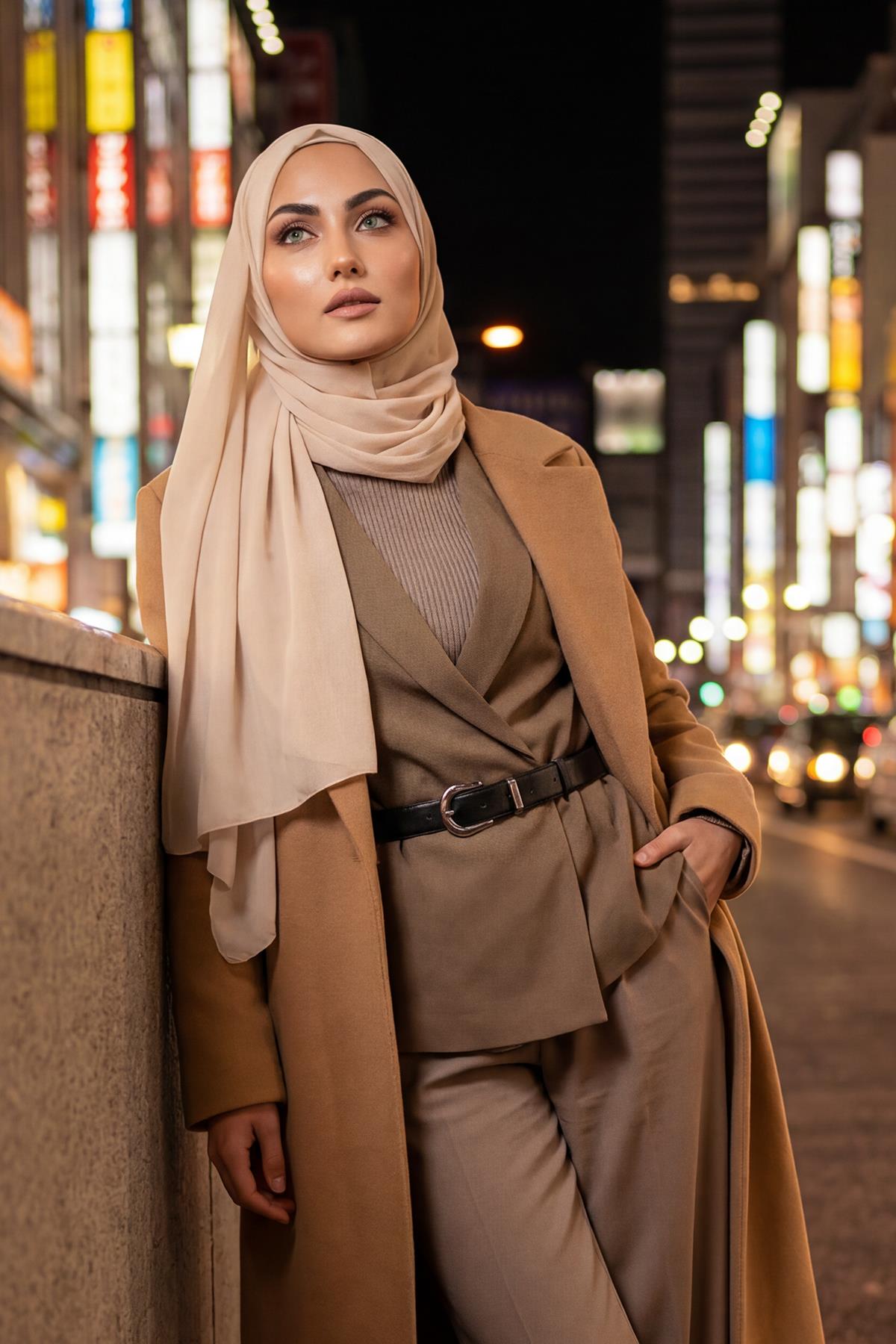 Pratik Şifon Şal,PS-49