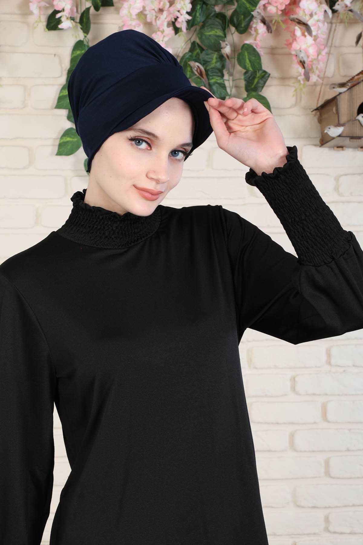 Şapkalı Penye Bone,B-30