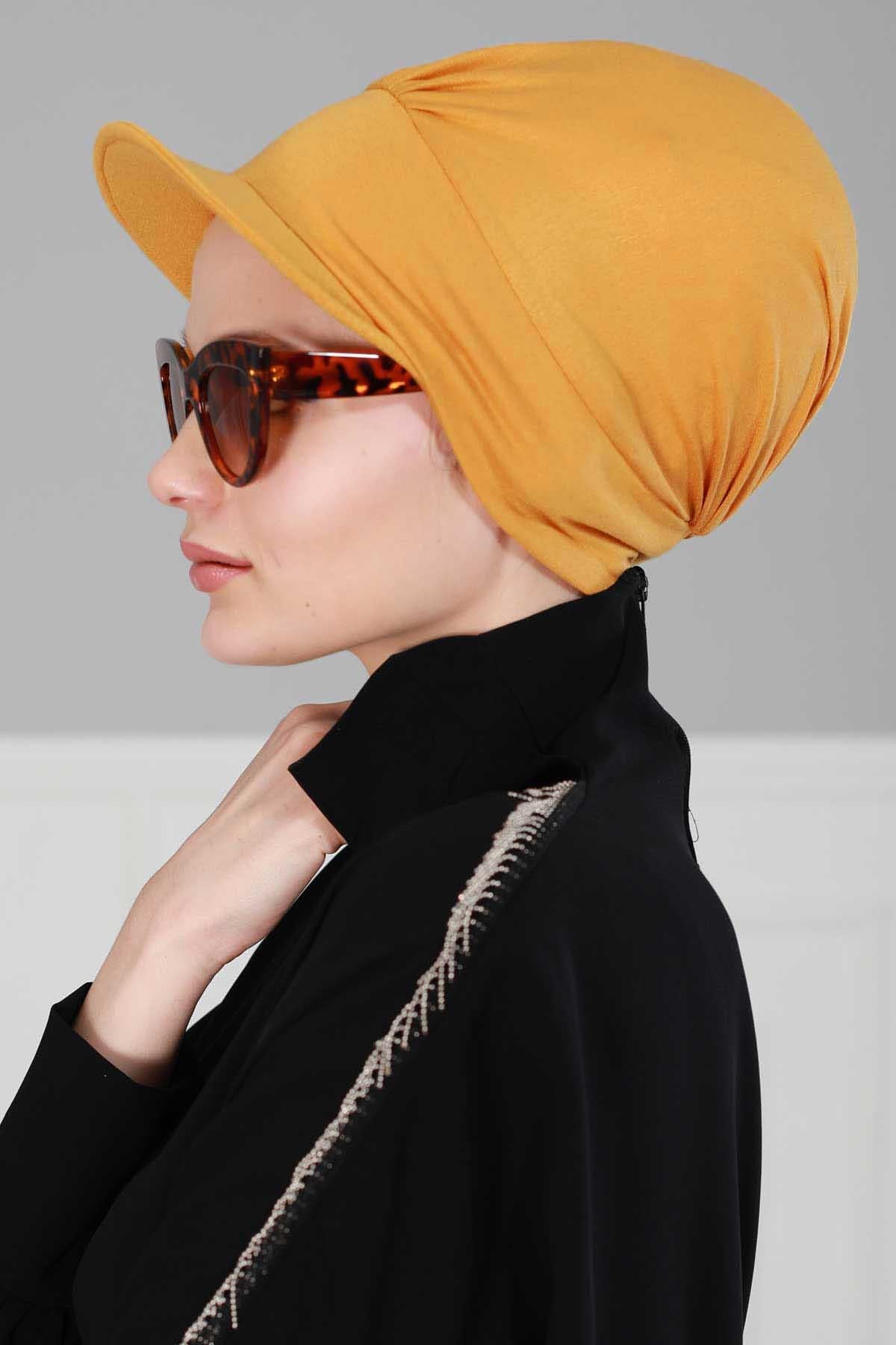 Şapkalı Penye Bone,B-30