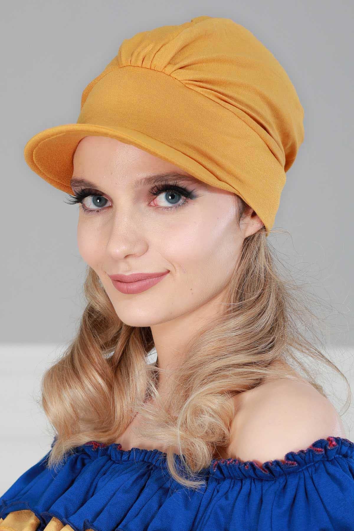 Şapkalı Penye Bone,B-30