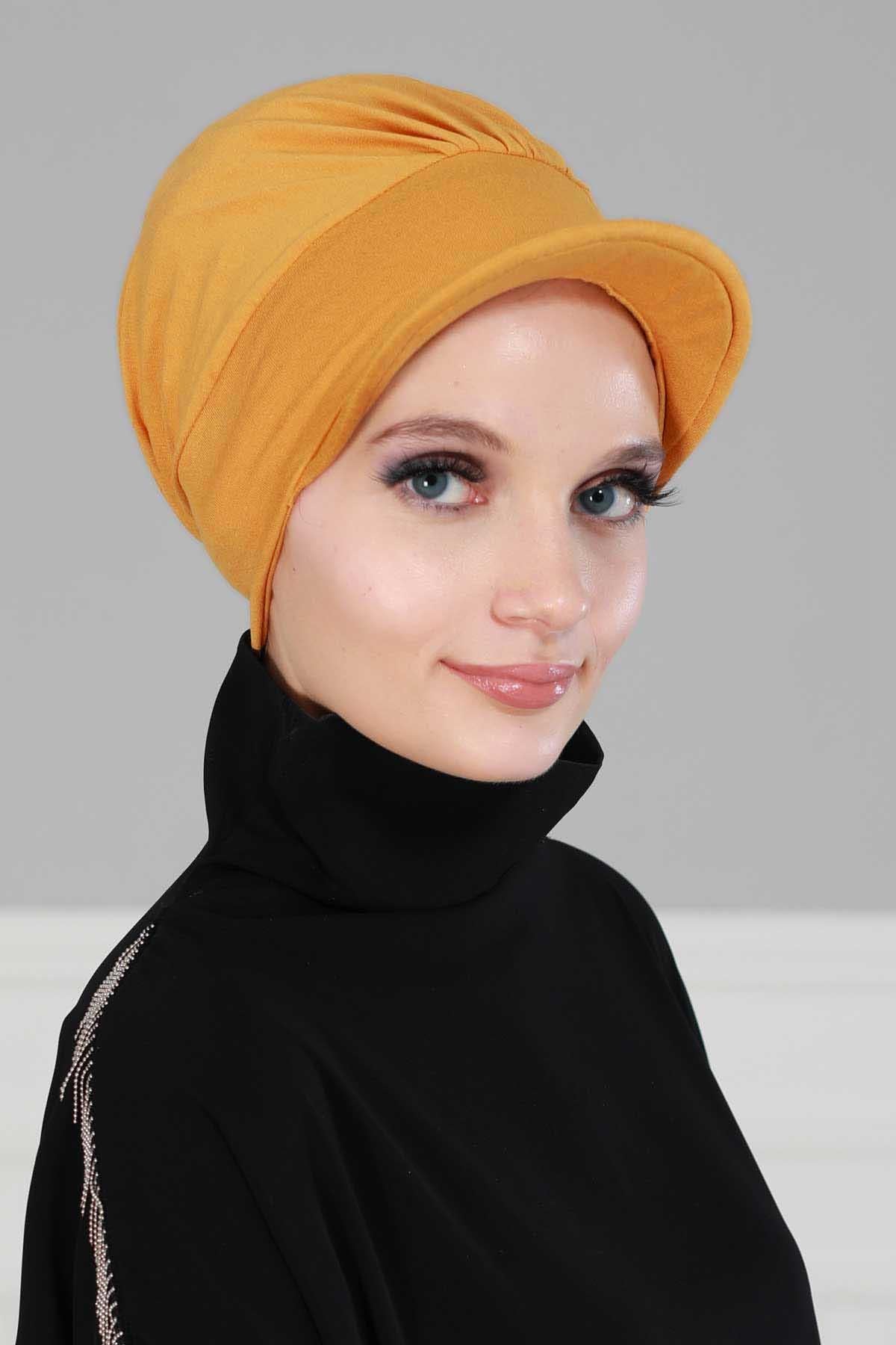 Şapkalı Penye Bone,B-30