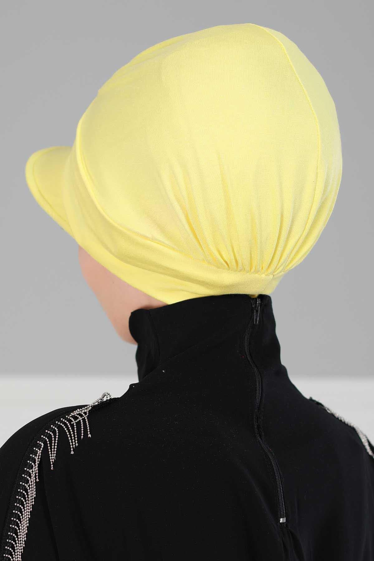 Şapkalı Penye Bone,B-30