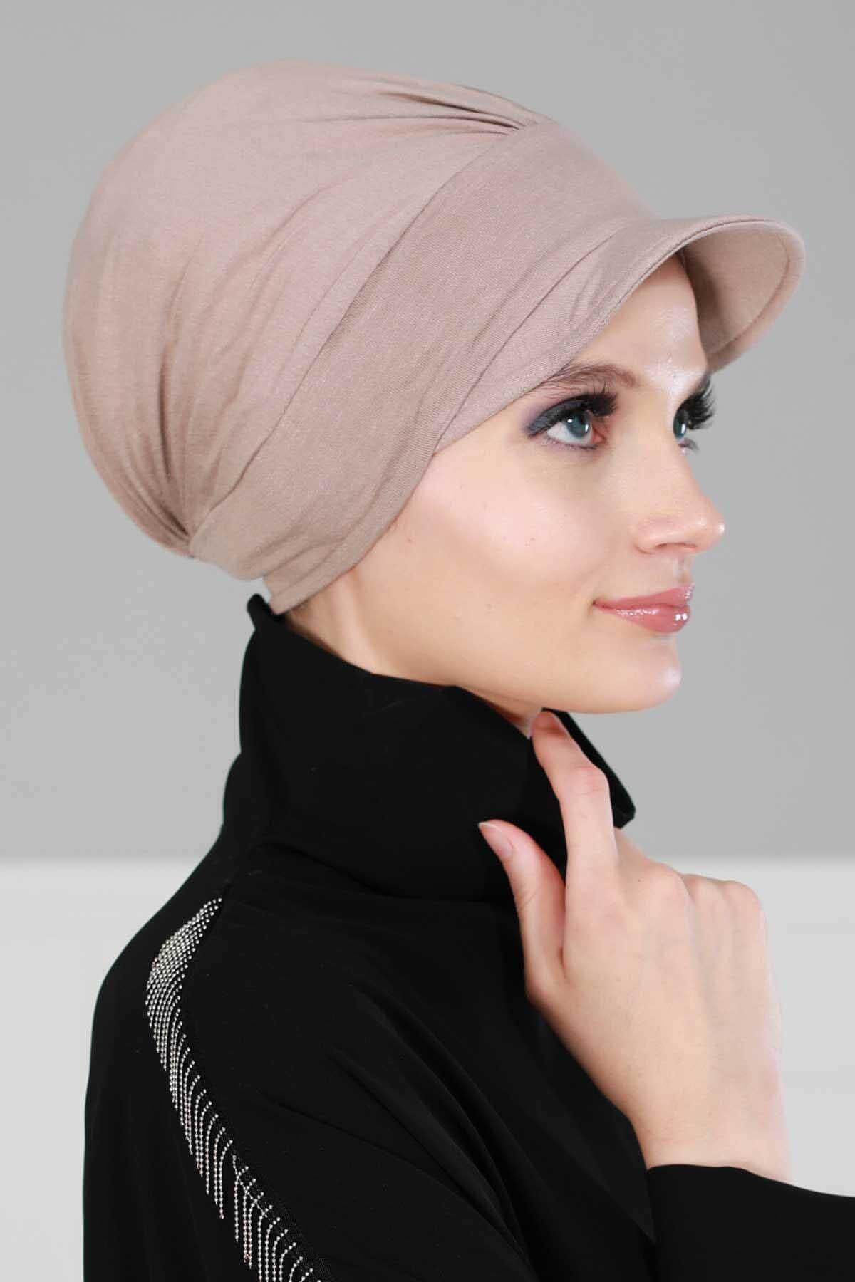 Şapkalı Penye Bone,B-30