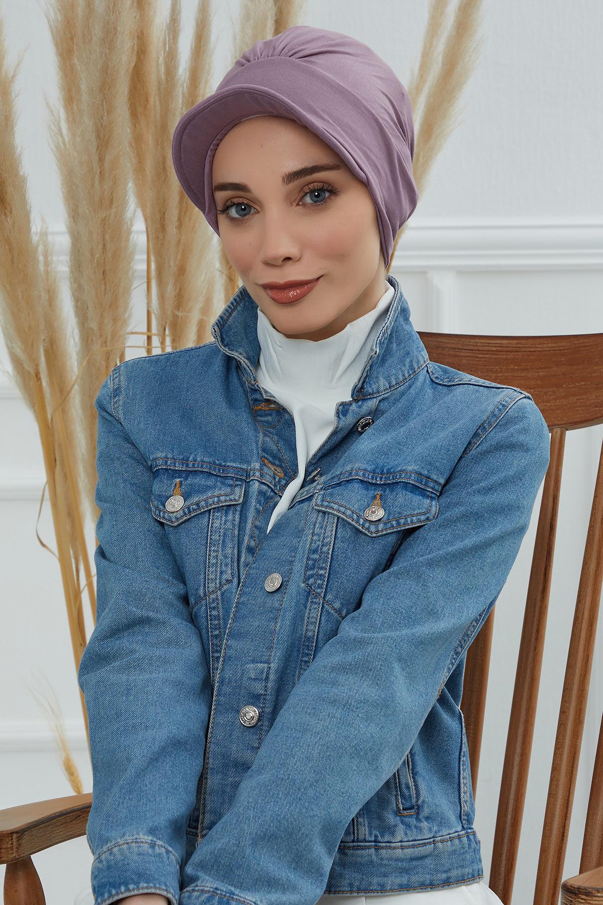 Şapkalı Penye Bone,B-30