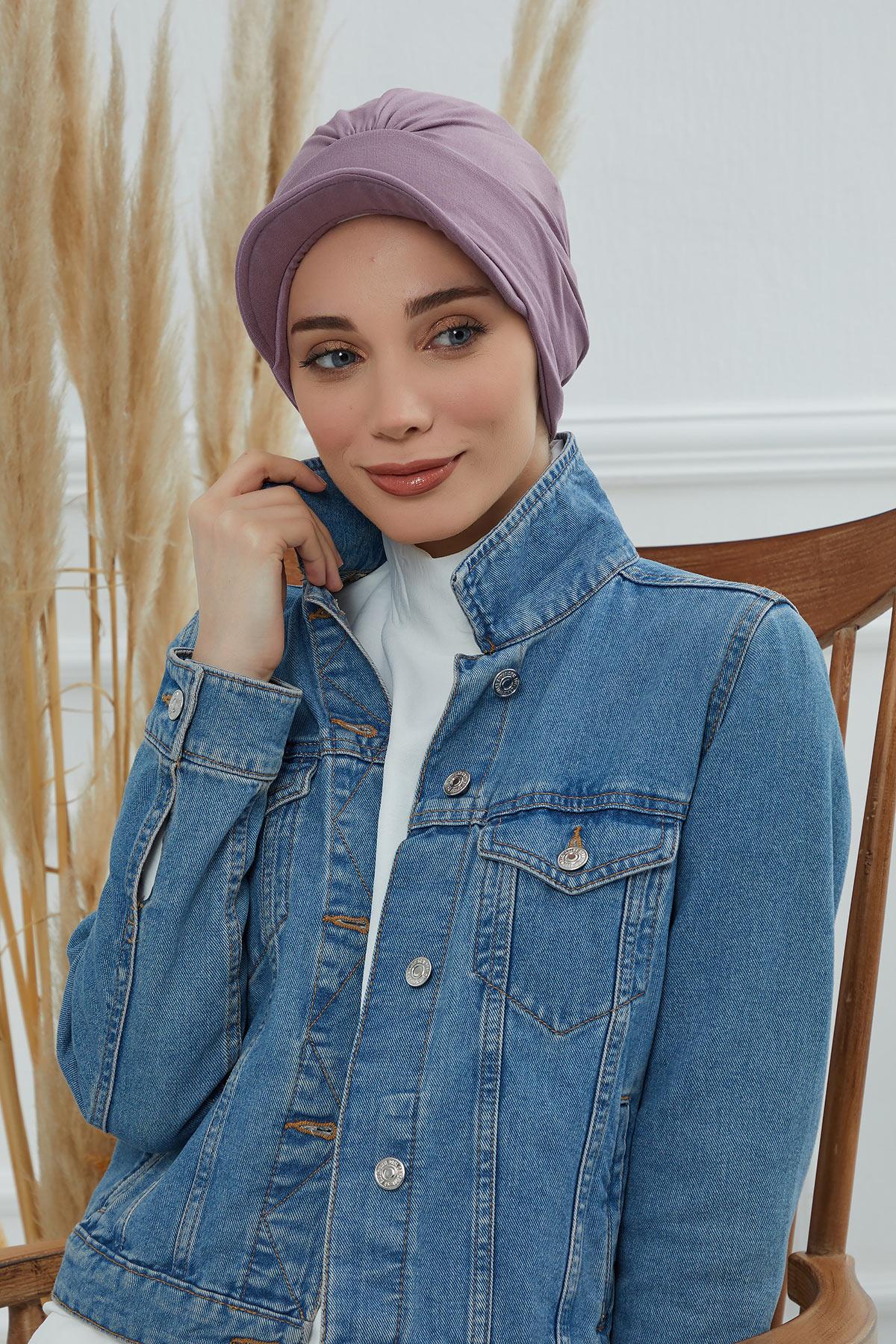 Şapkalı Penye Bone,B-30