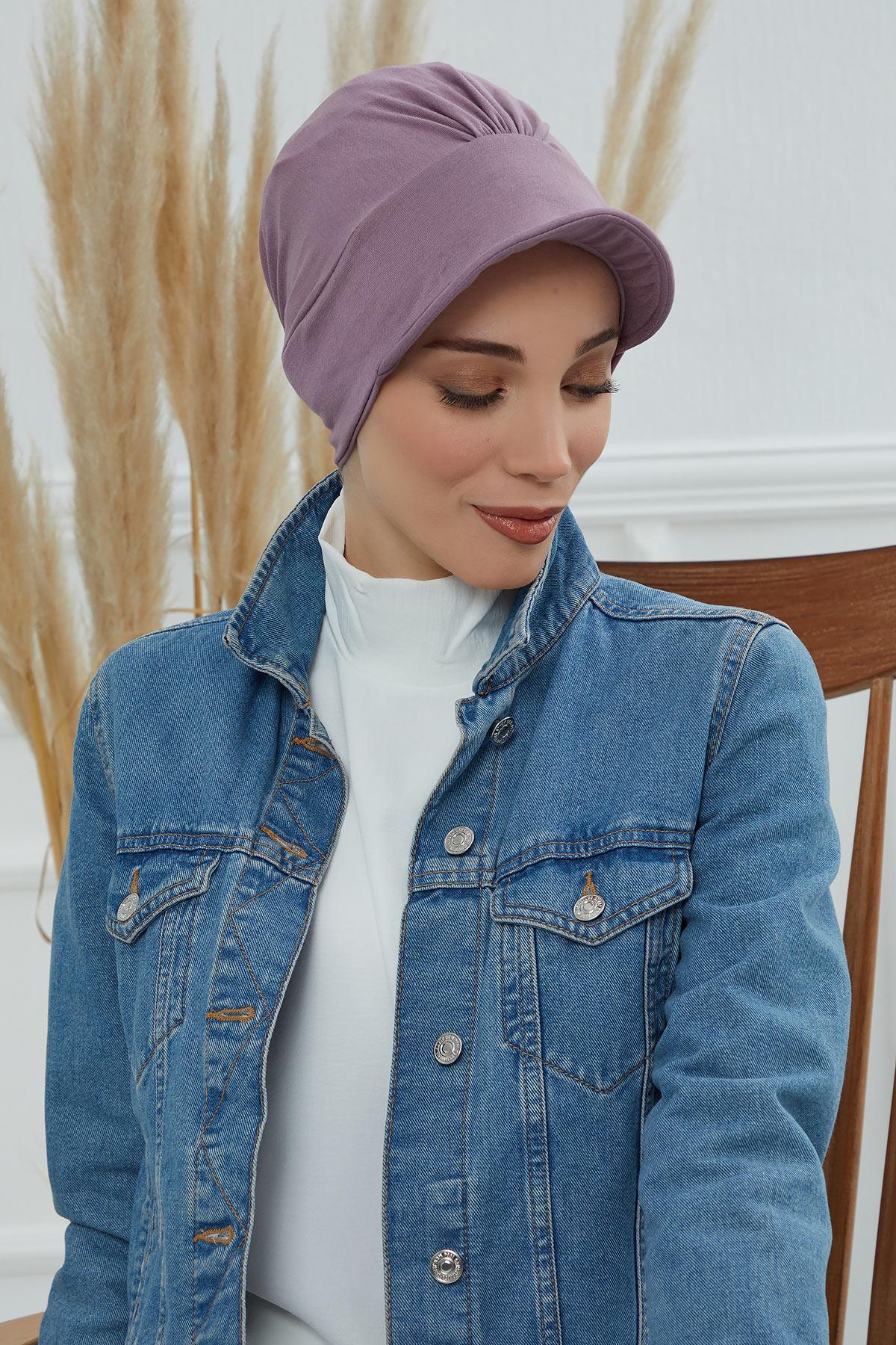 Şapkalı Penye Bone,B-30