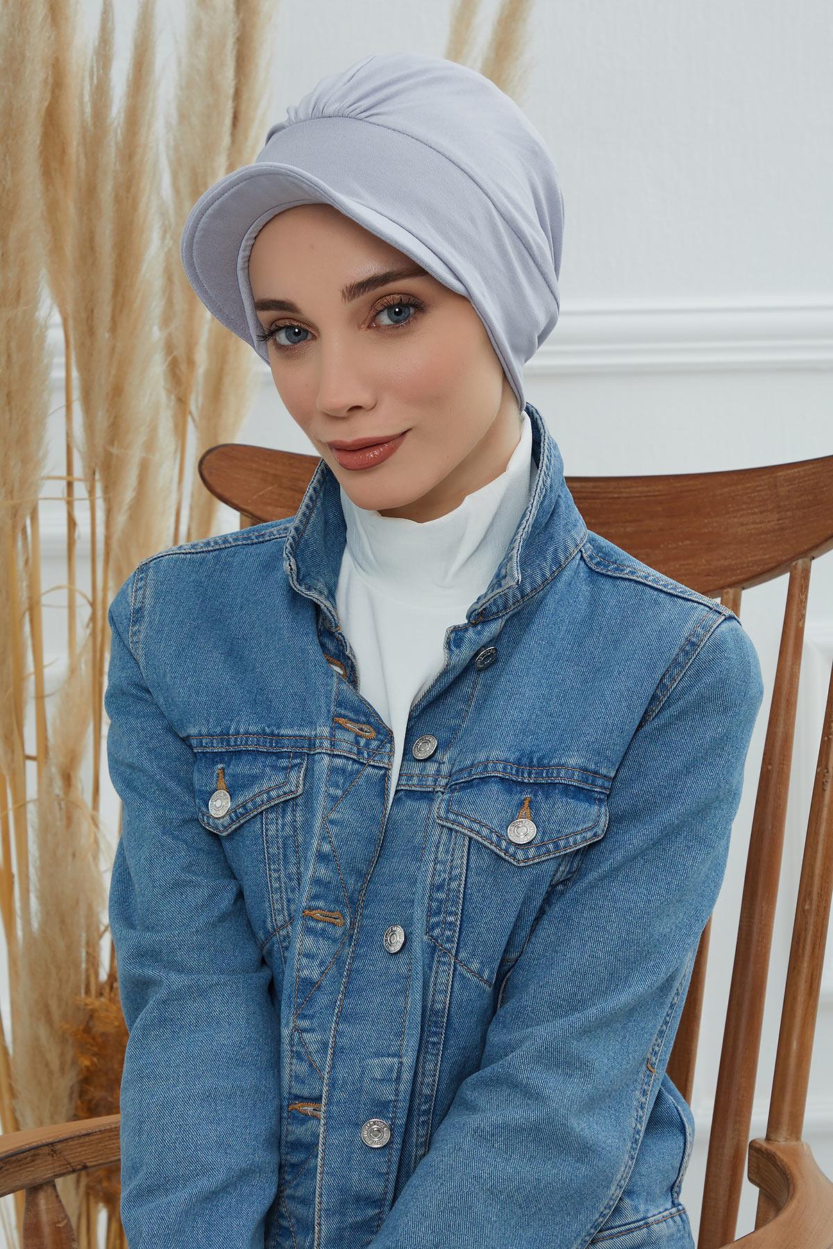 Şapkalı Penye Bone,B-30