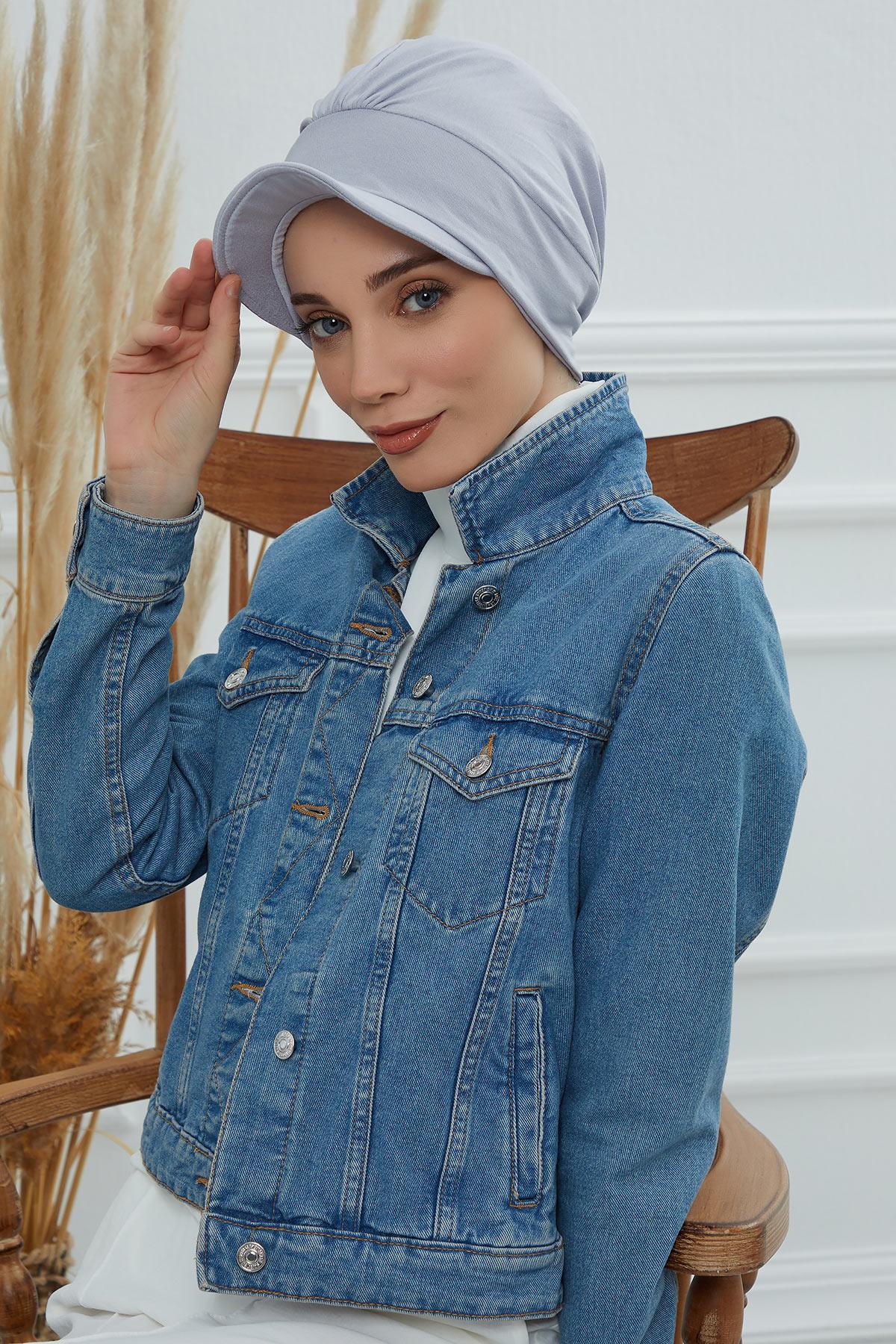 Şapkalı Penye Bone,B-30