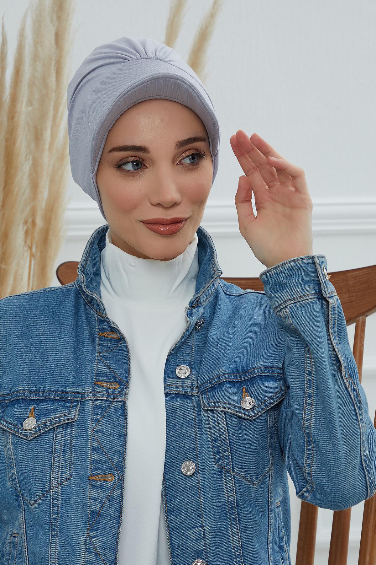 Şapkalı Penye Bone,B-30