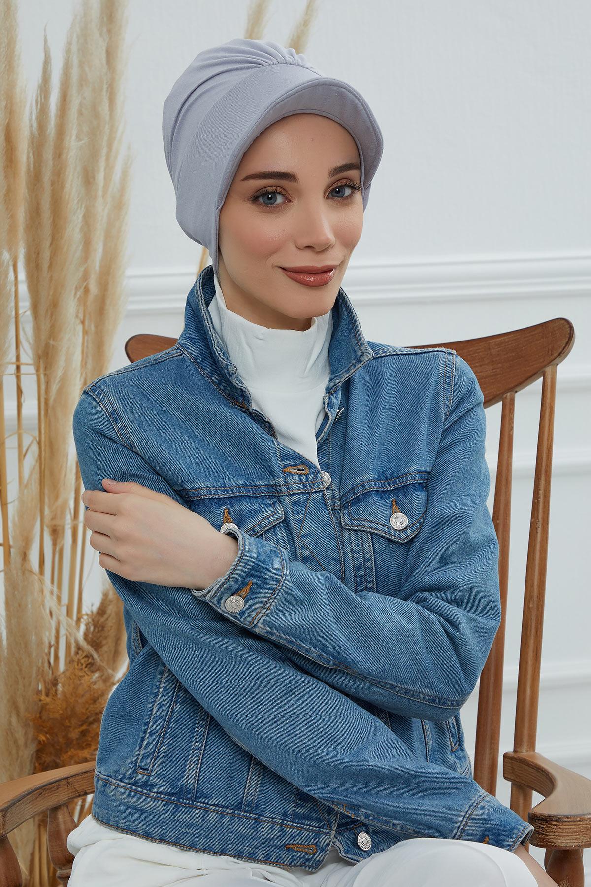 Şapkalı Penye Bone,B-30