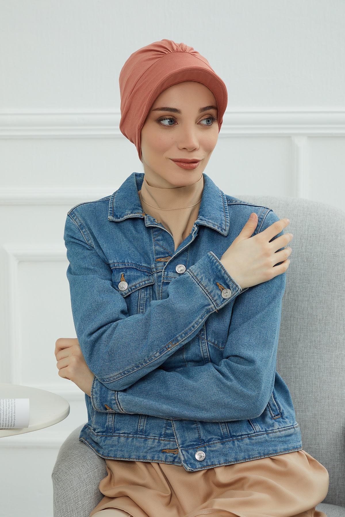 Şapkalı Penye Bone,B-30