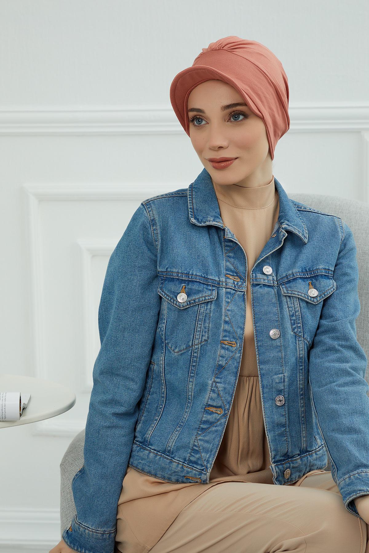 Şapkalı Penye Bone,B-30