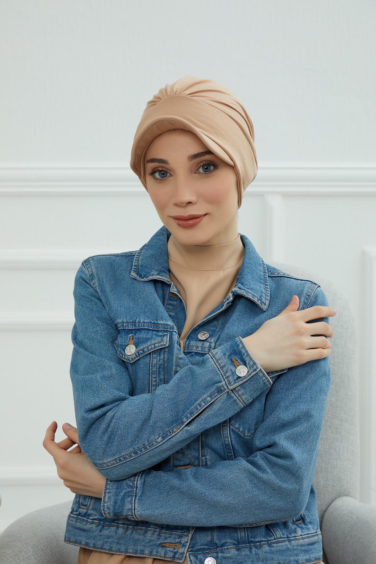 Şapkalı Penye Bone,B-30