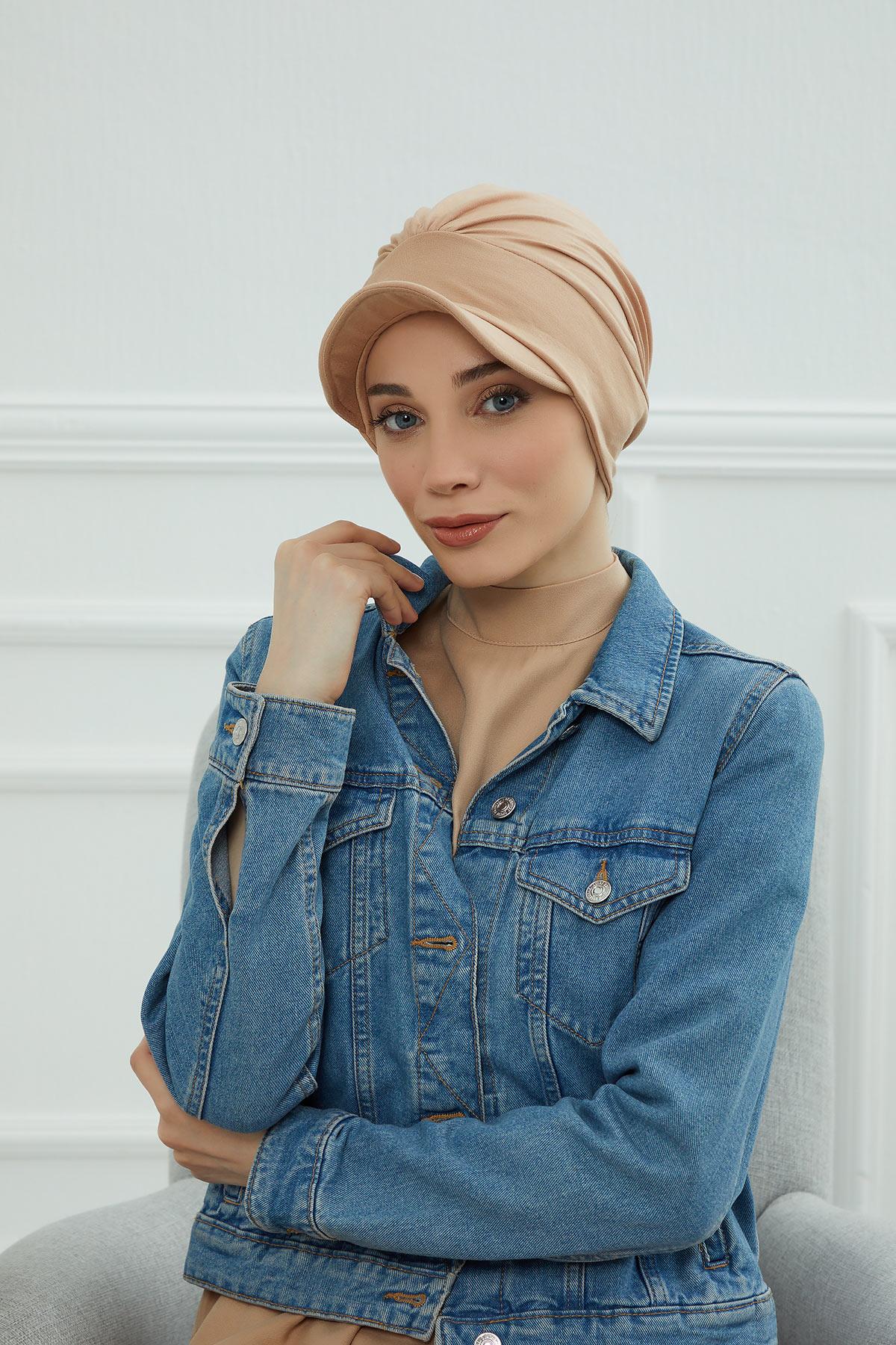 Şapkalı Penye Bone,B-30