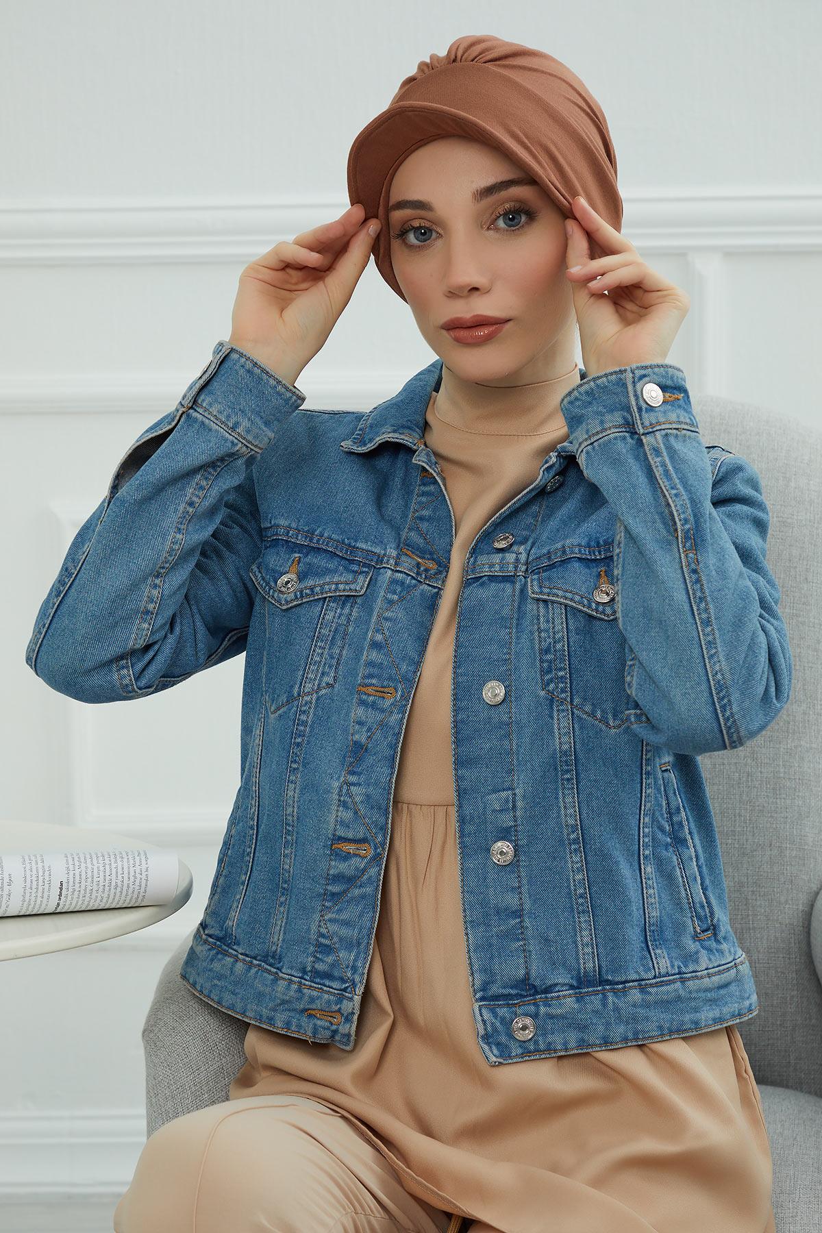 Şapkalı Penye Bone,B-30