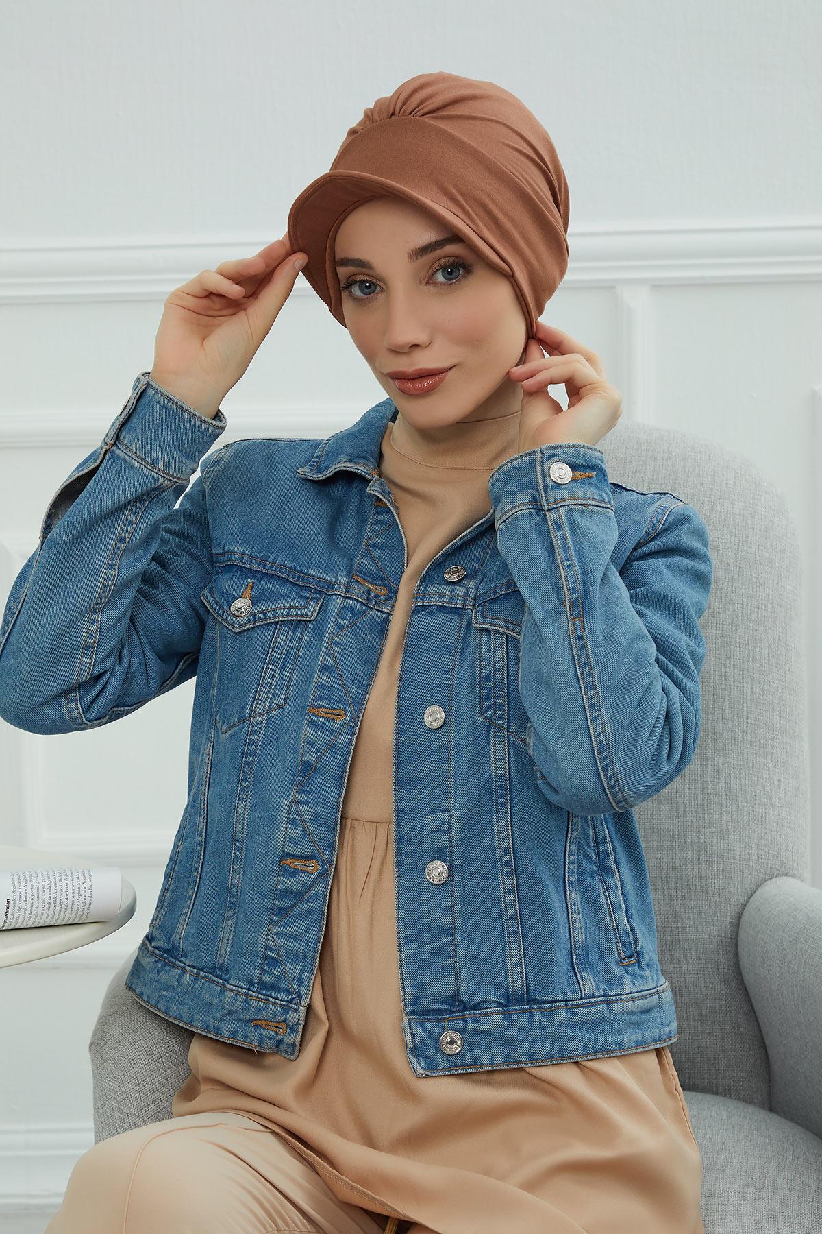 Şapkalı Penye Bone,B-30