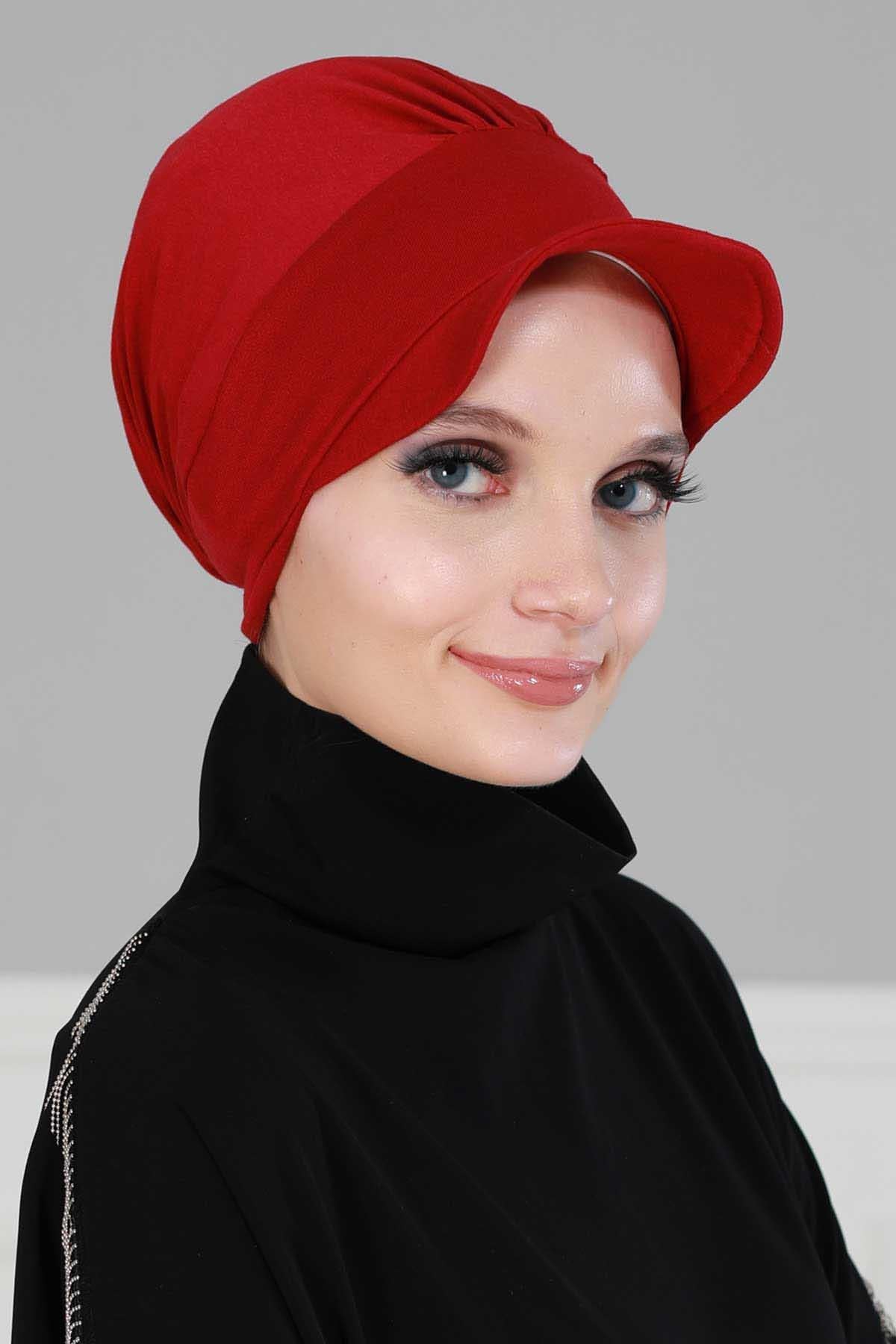 Şapkalı Penye Bone,B-30