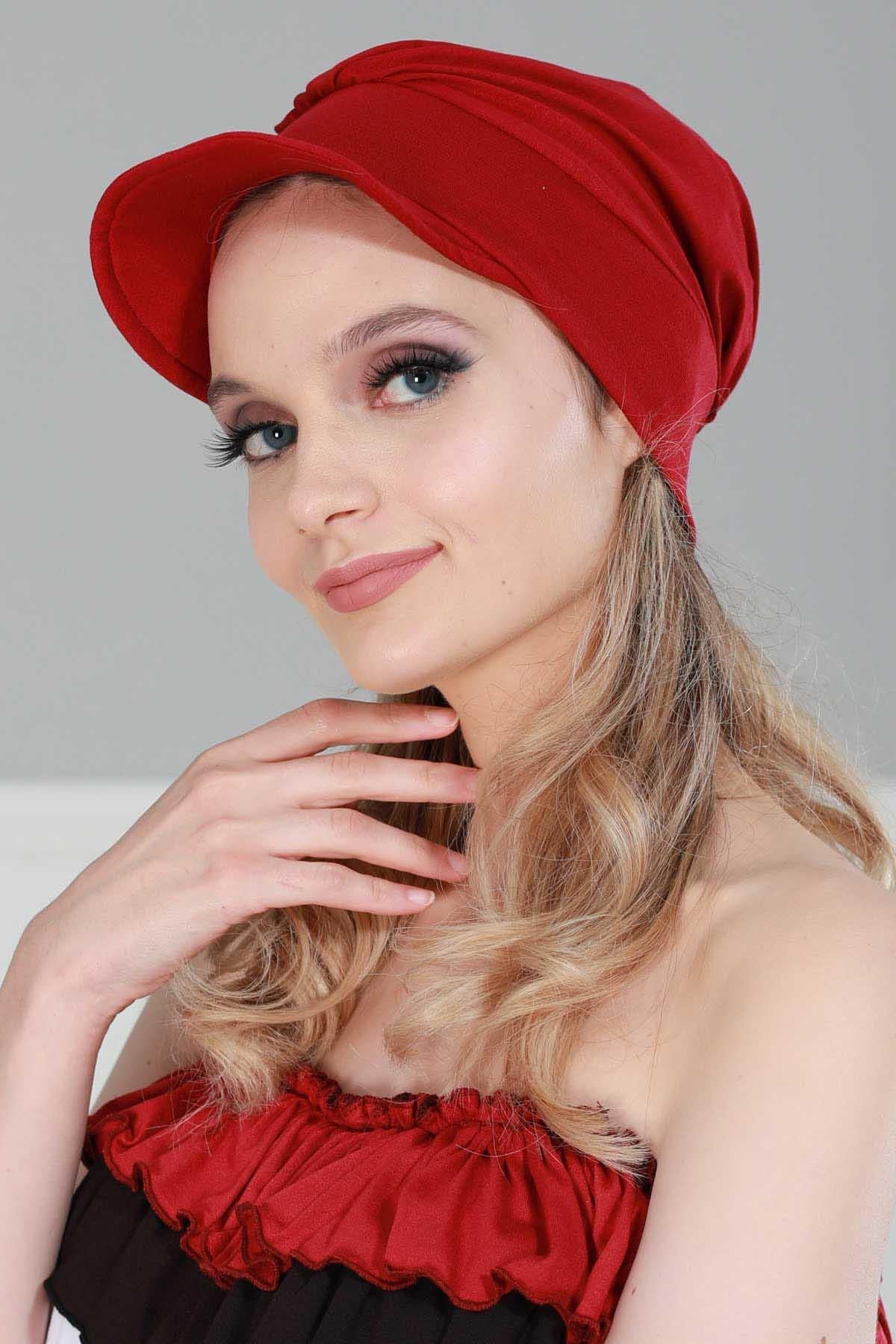 Şapkalı Penye Bone,B-30