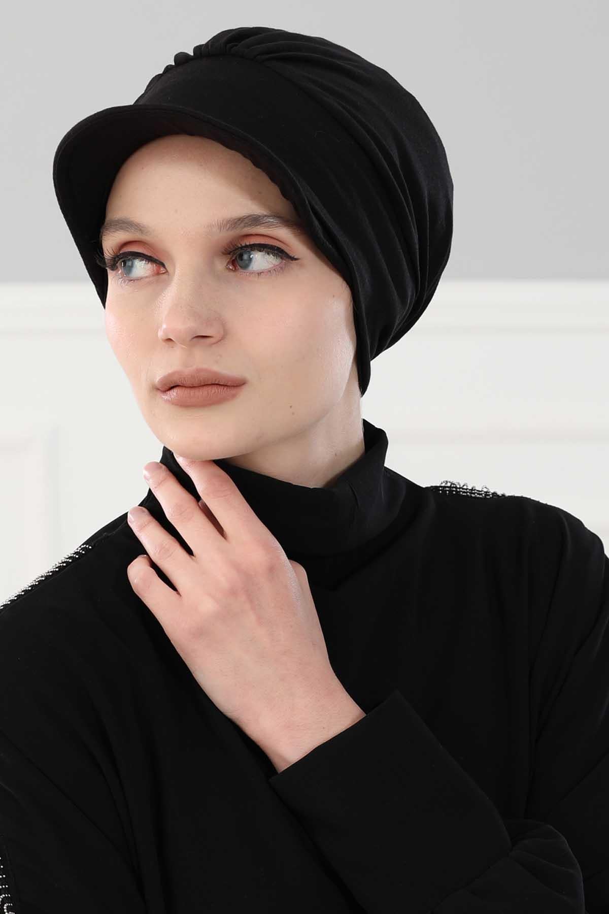 Şapkalı Penye Bone,B-30