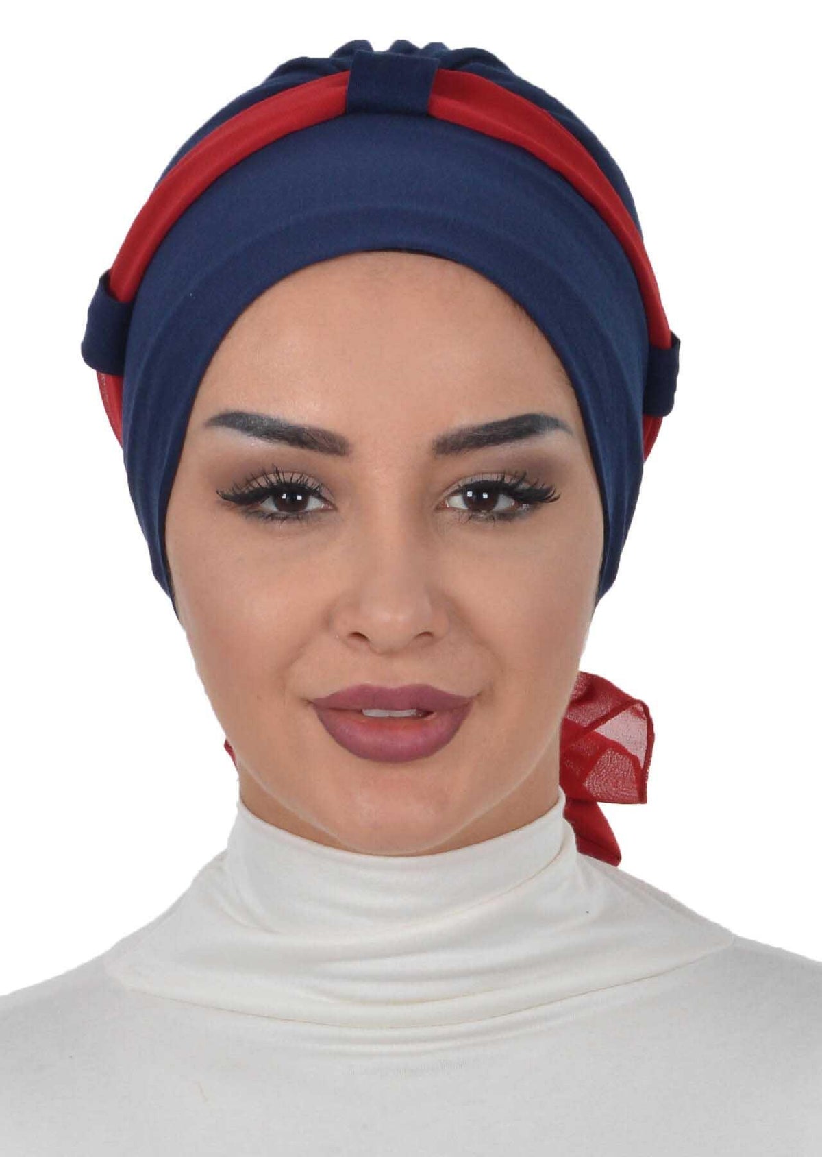 Şifon Kuşaklı Penye Bone,B-24