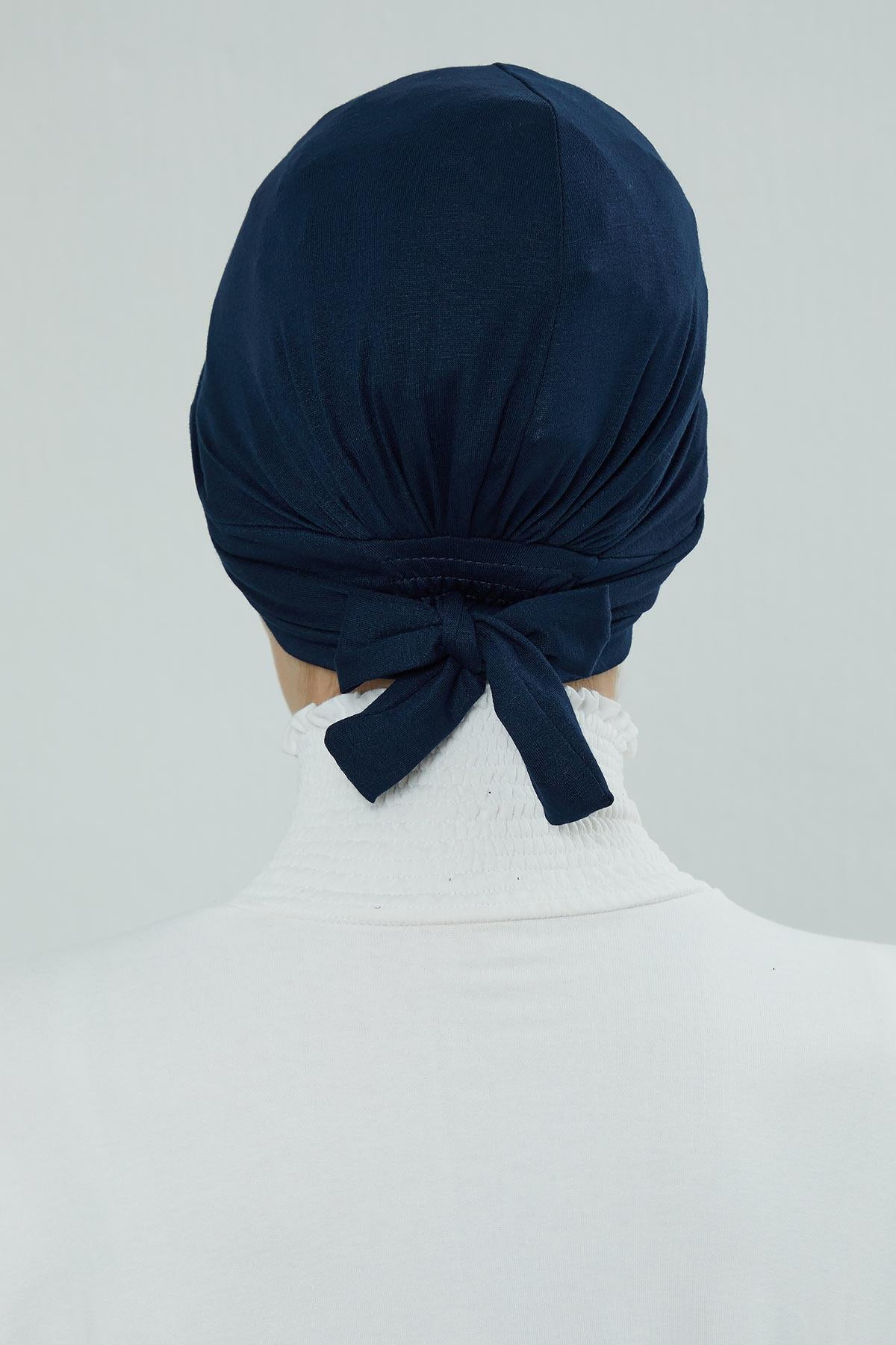 Siperlik Detaylı Penye Bone,B-66