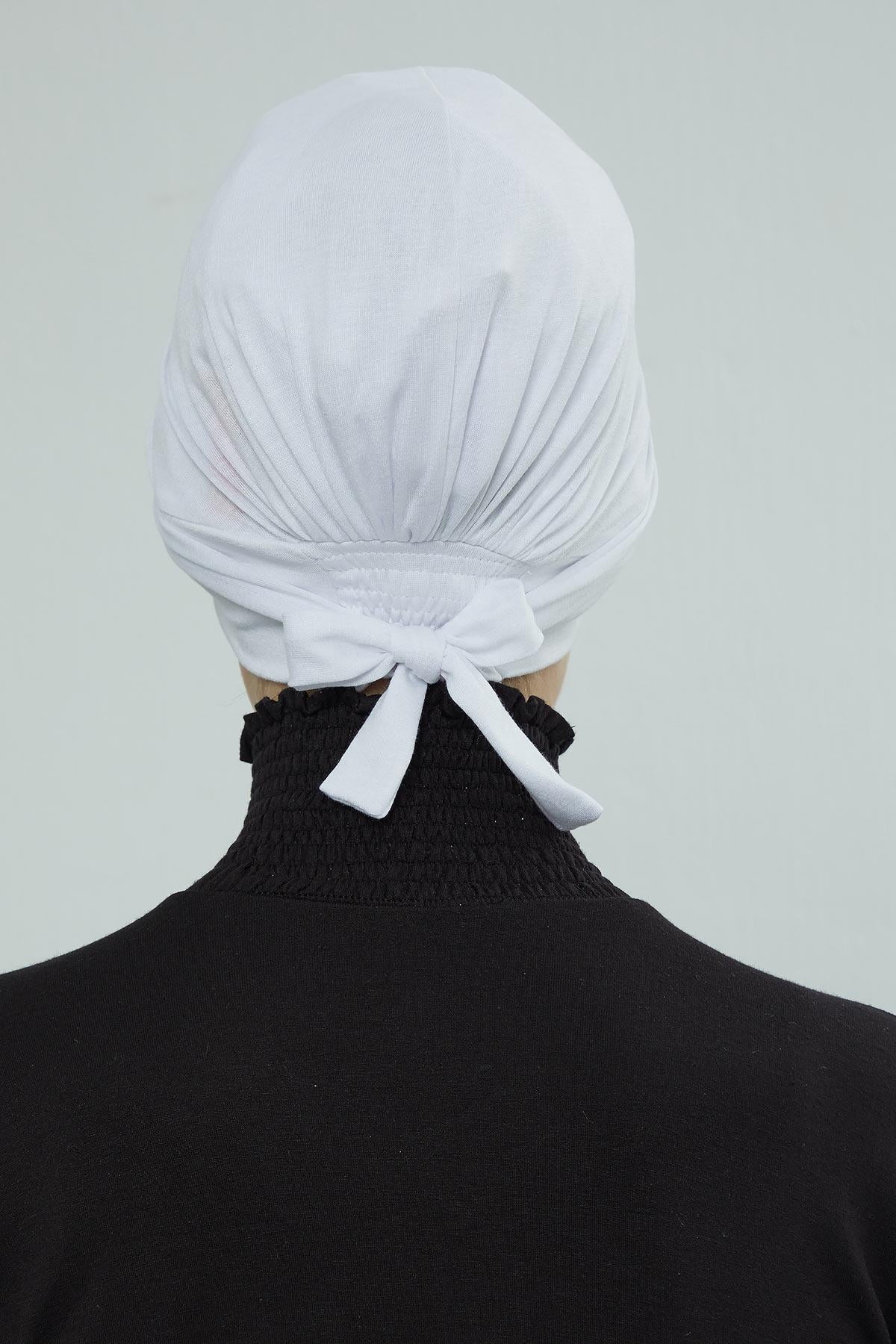 Siperlik Detaylı Penye Bone,B-66