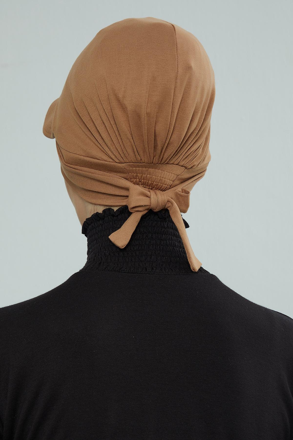 Siperlik Detaylı Penye Bone,B-66