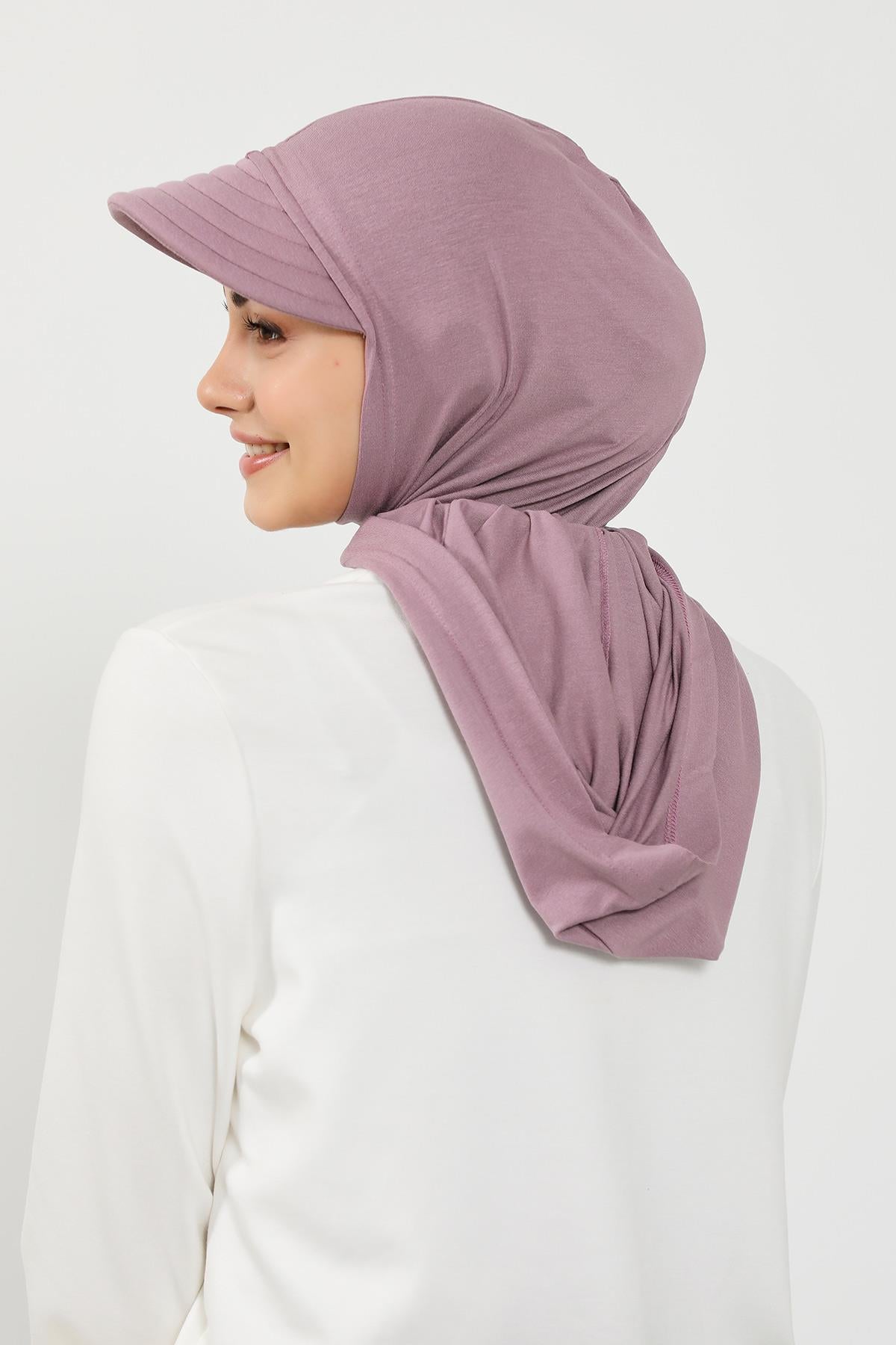 Siperlik ve Kapatıcı Özellikli Penye Kadın Hazır Bone,B-88P