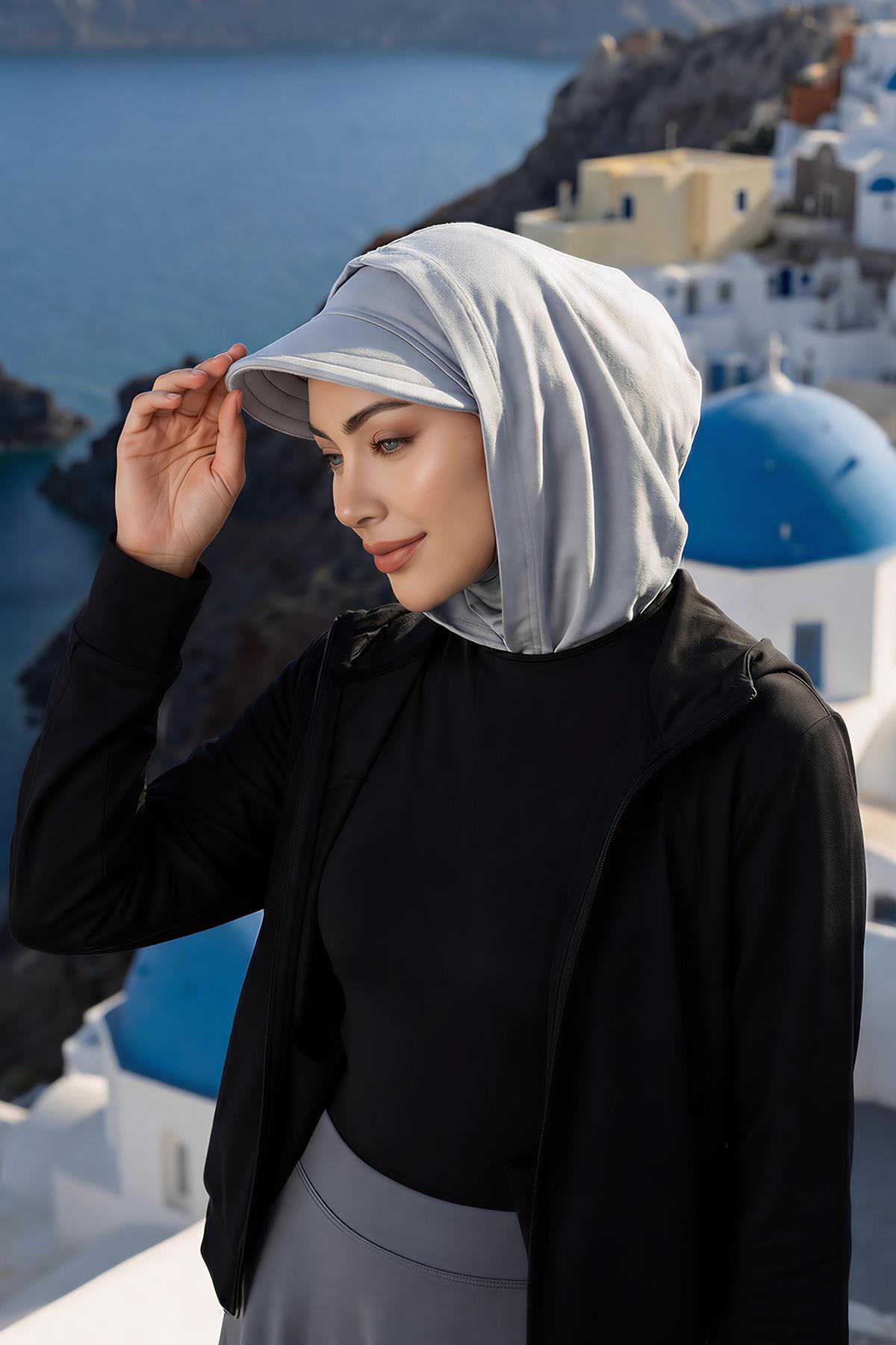 Siperlik ve Kapatıcı Özellikli Penye Kadın Hazır Bone,B-88P