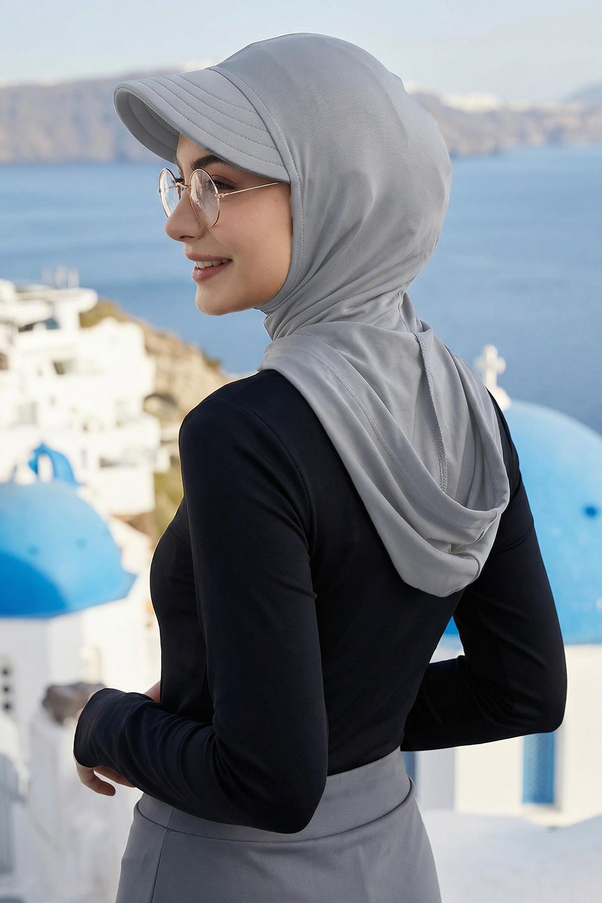 Siperlik ve Kapatıcı Özellikli Penye Kadın Hazır Bone,B-88P