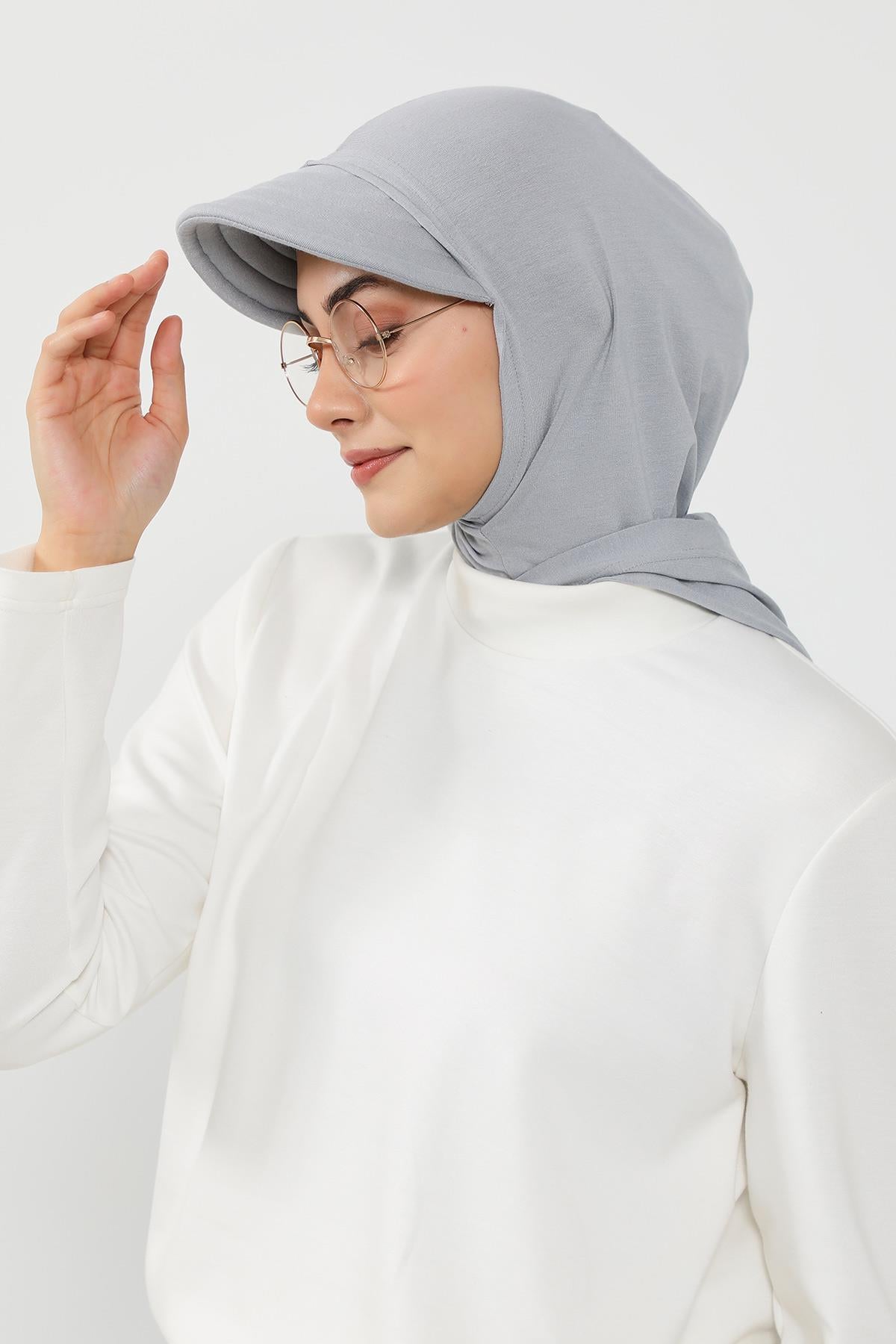 Siperlik ve Kapatıcı Özellikli Penye Kadın Hazır Bone,B-88P