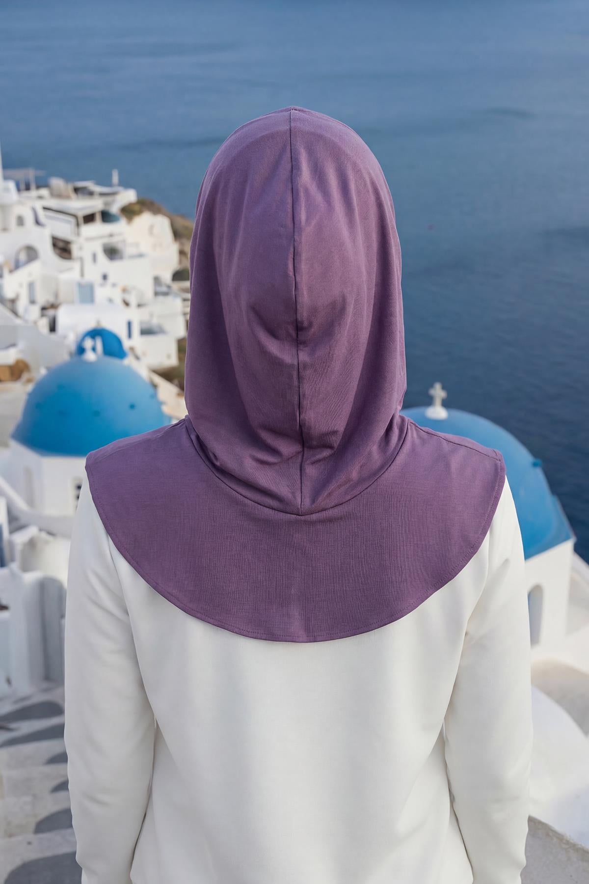 Siperlik ve Kapatıcı Özellikli Penye Kadın Hazır Bone,B-88P