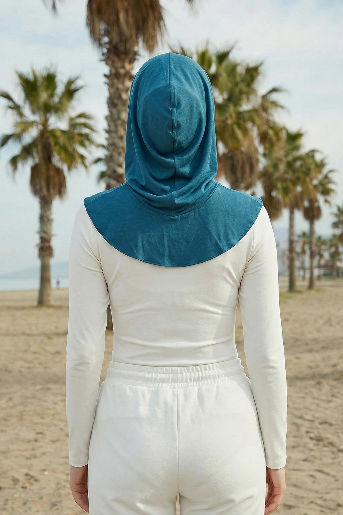 Siperlik ve Kapatıcı Özellikli Penye Kadın Hazır Bone,B-88P