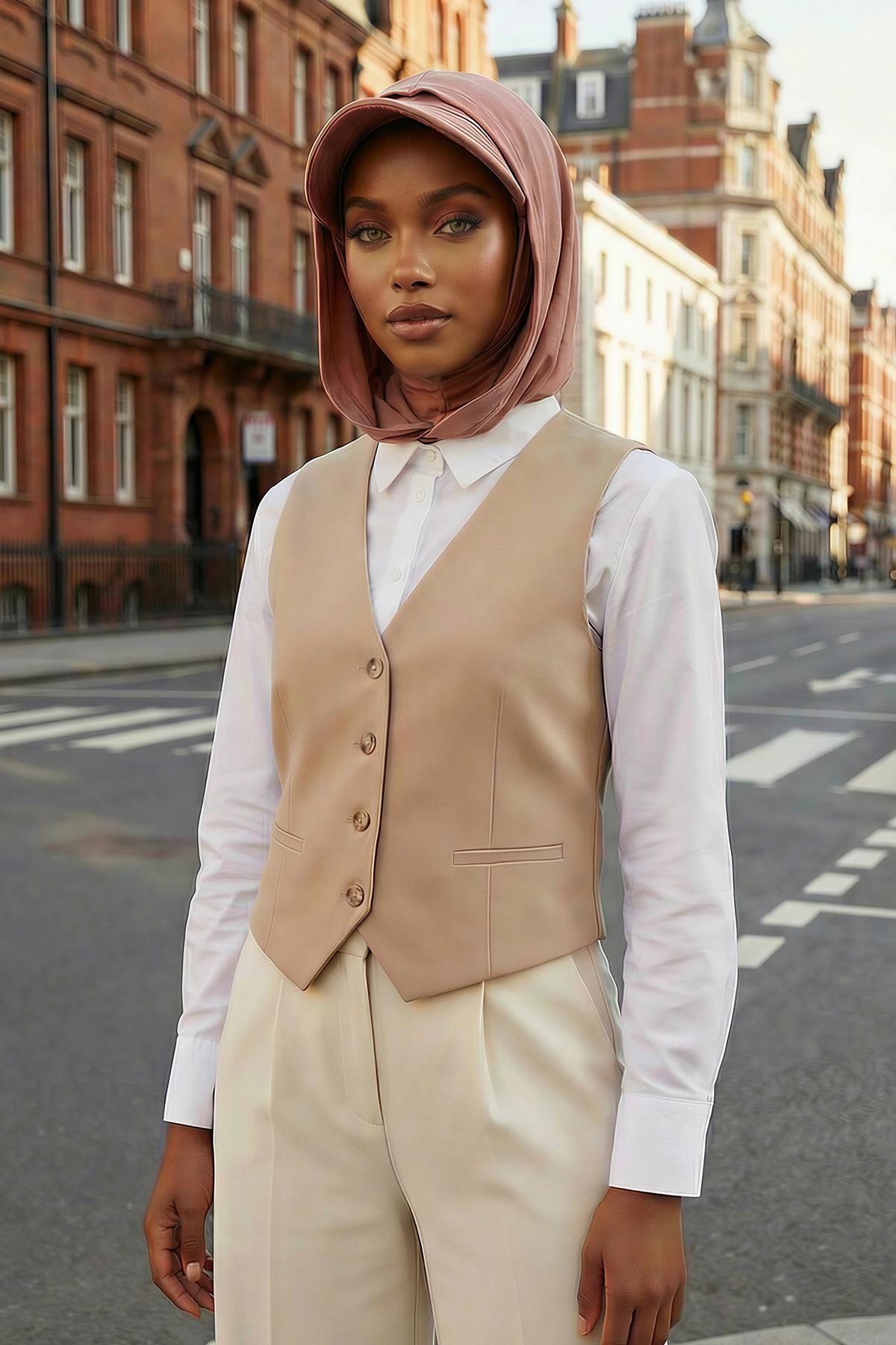 Siperlik ve Kapatıcı Özellikli Penye Kadın Hazır Bone,B-88P