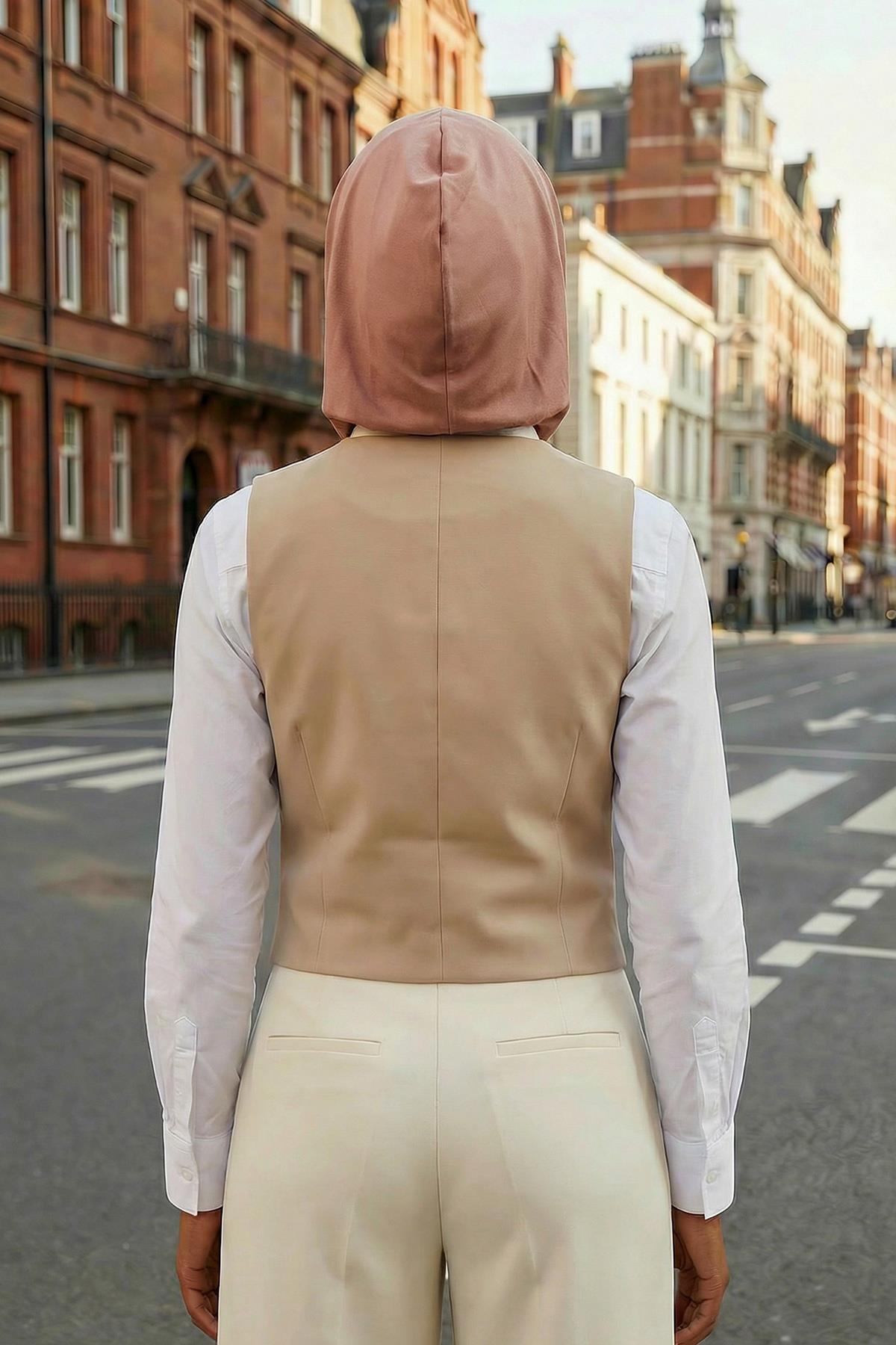 Siperlik ve Kapatıcı Özellikli Penye Kadın Hazır Bone,B-88P